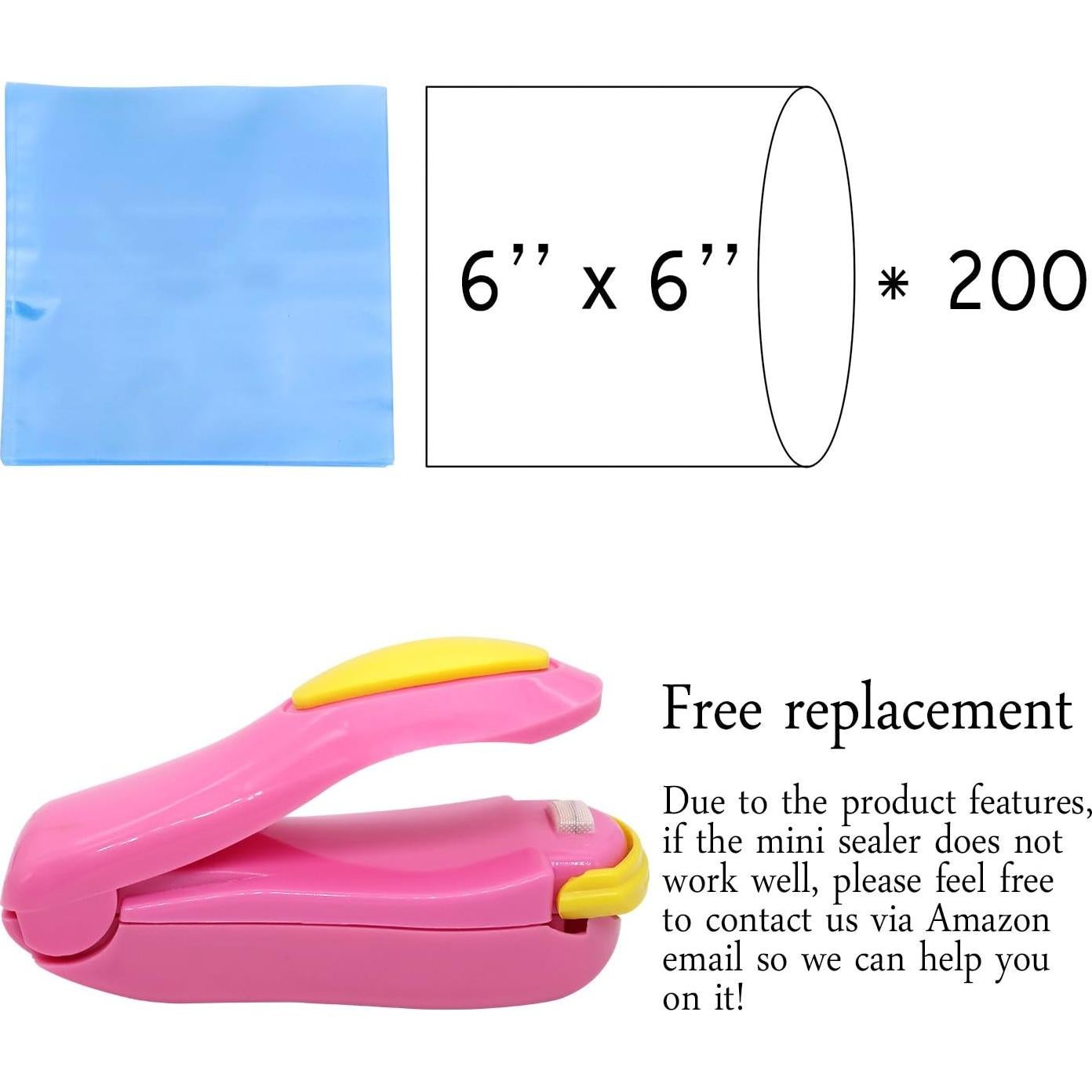 Bolsas de Envoltura Retráctil DecorRom 200 pcs 15x15 cm