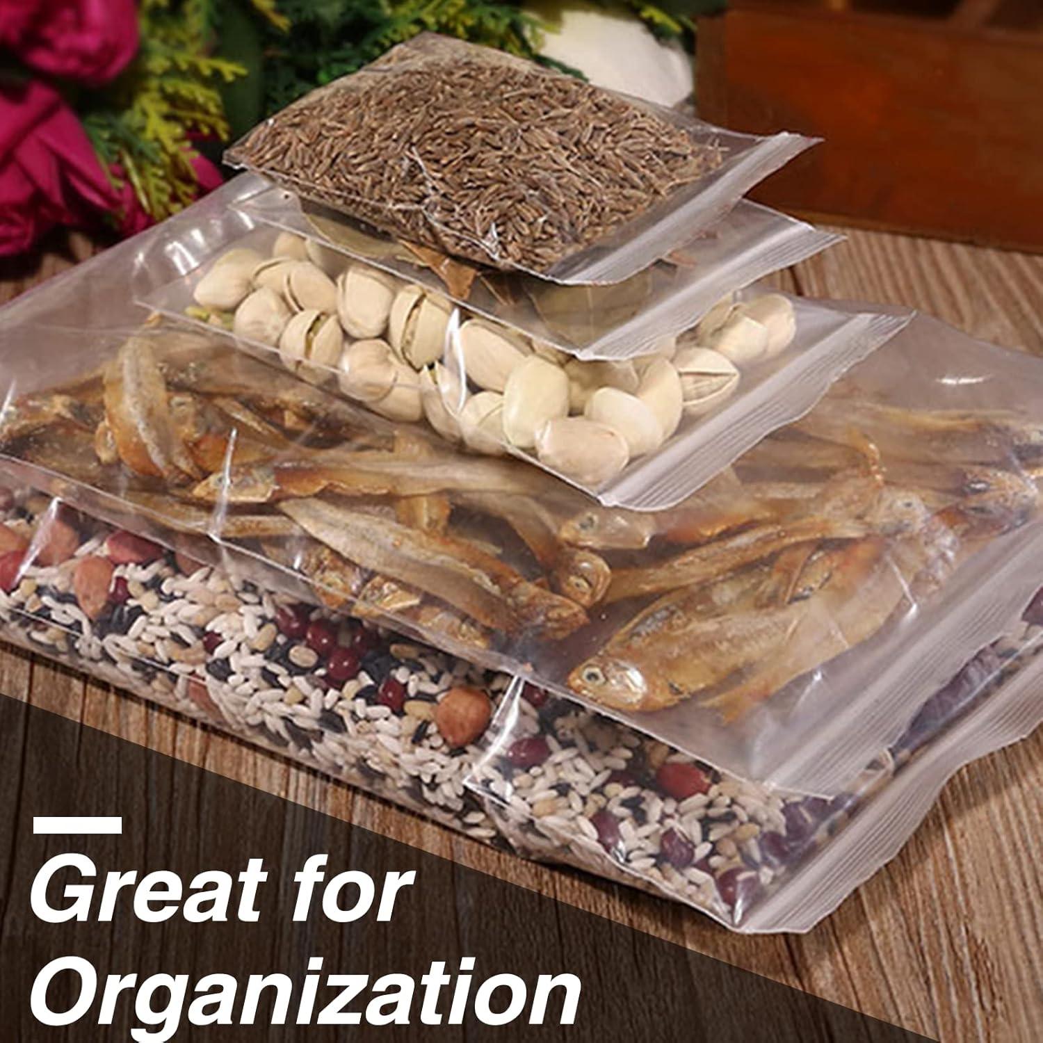 400 Bolsas de Plástico Transparentes 7.62x10.16 cm Aubeco