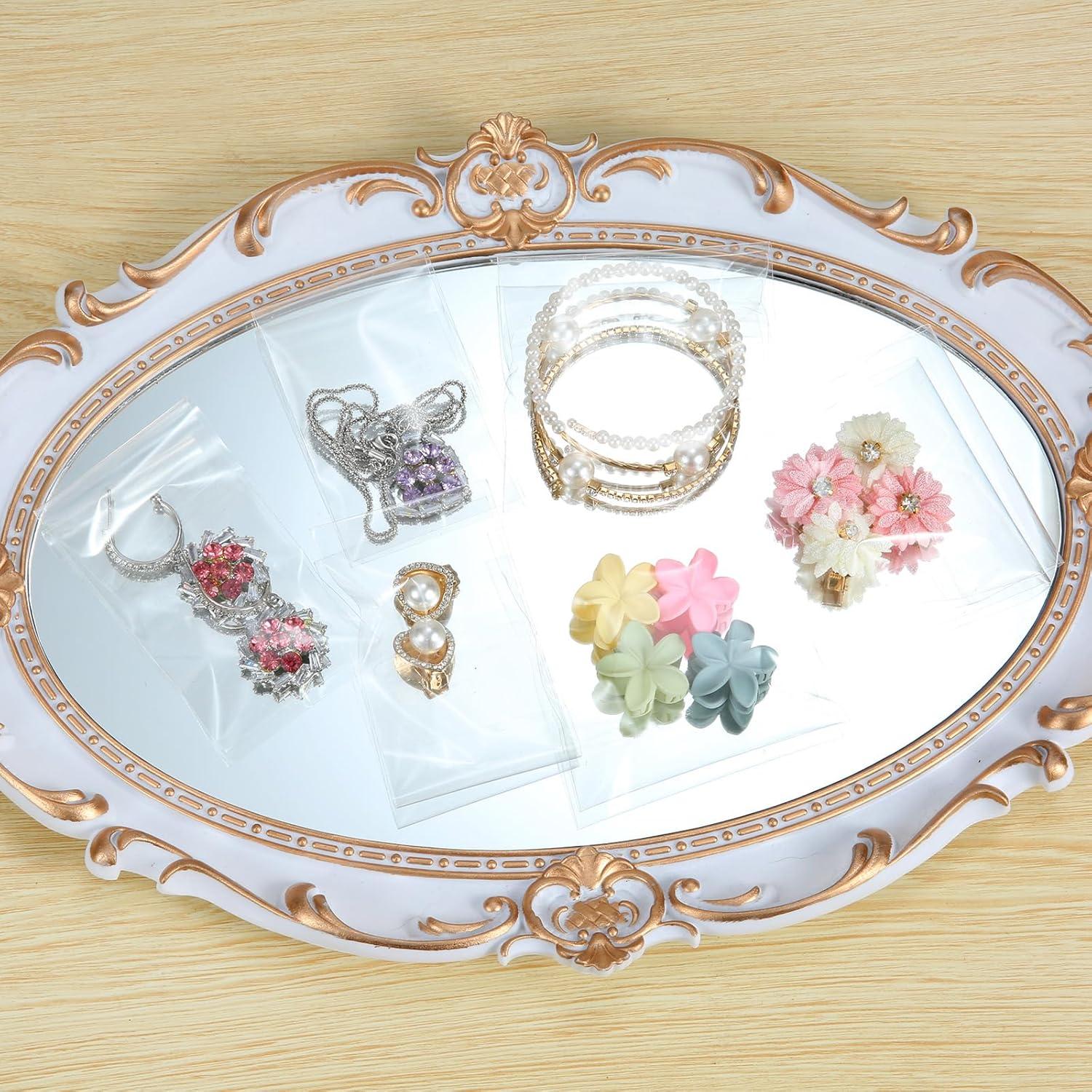 Bolsas de Celofán Transparentes Autoadhesivas DOCATATION 400PCS 5.08x10.16cm