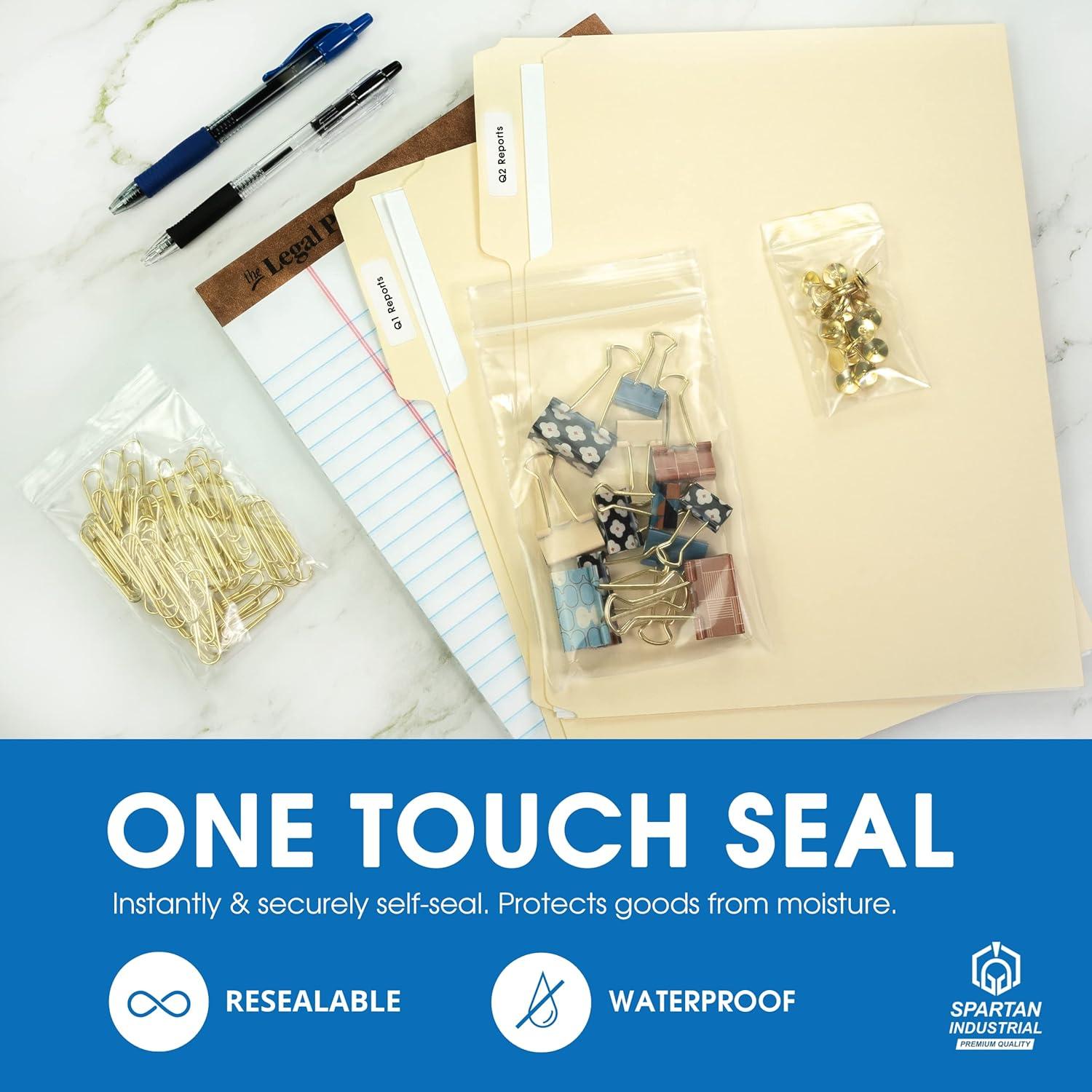 Bolsas Reutilizables 3x5 cm Spartan - 1000 Unidades 2 Mil