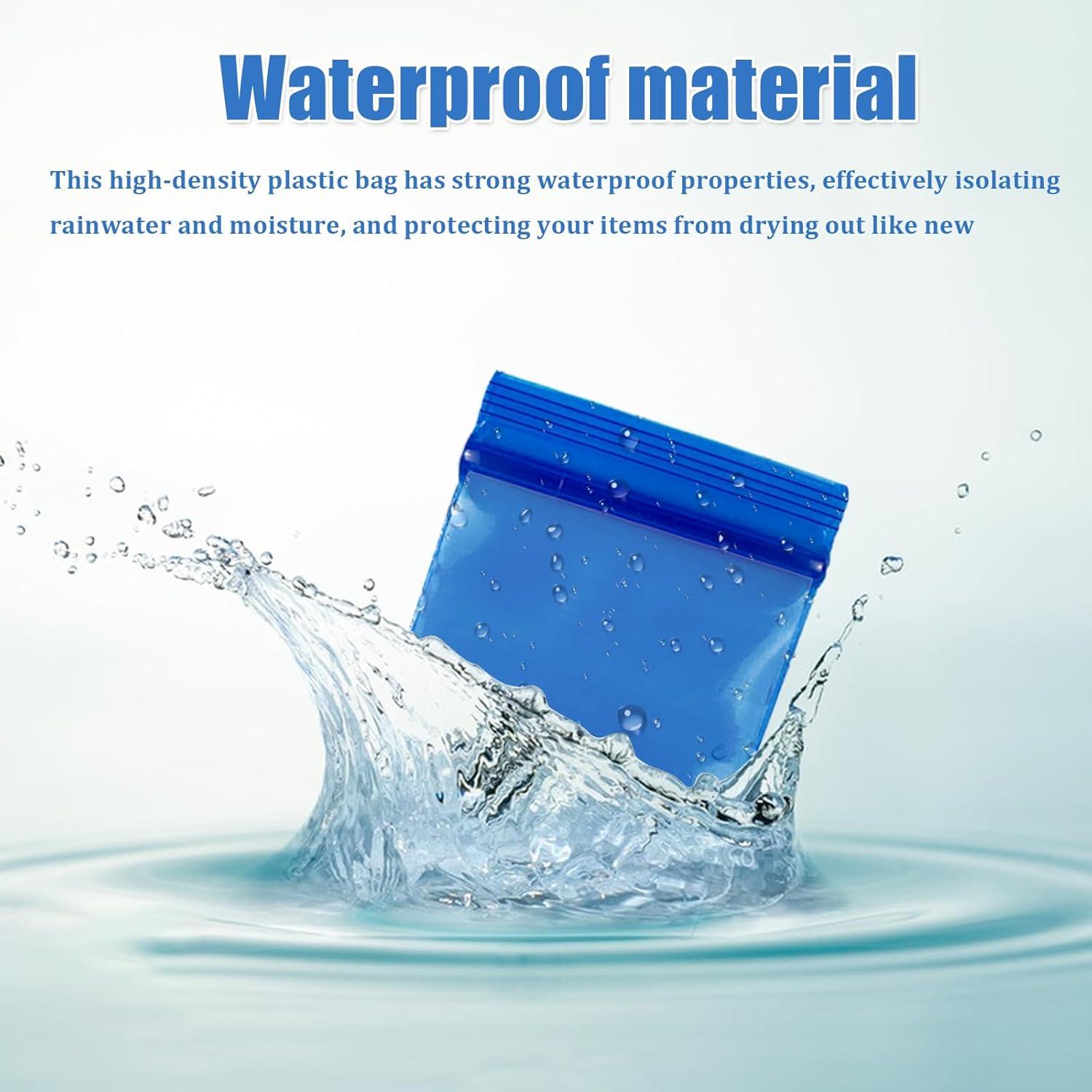 250 Mini Bolsas Plásticas Transparentes SNIRFAQM 2.5x3 cm Cierre Cremallera