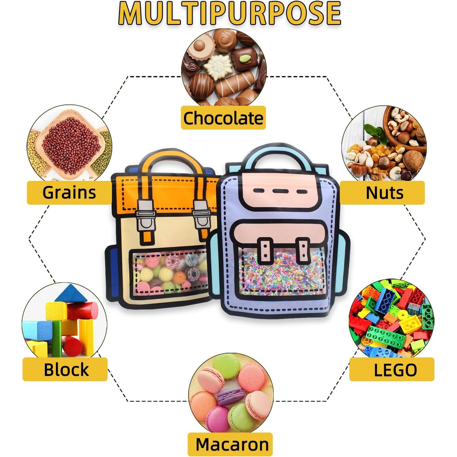 30 Bolsas de Regalo Reutilizables KTBANBANNEY 21x18cm