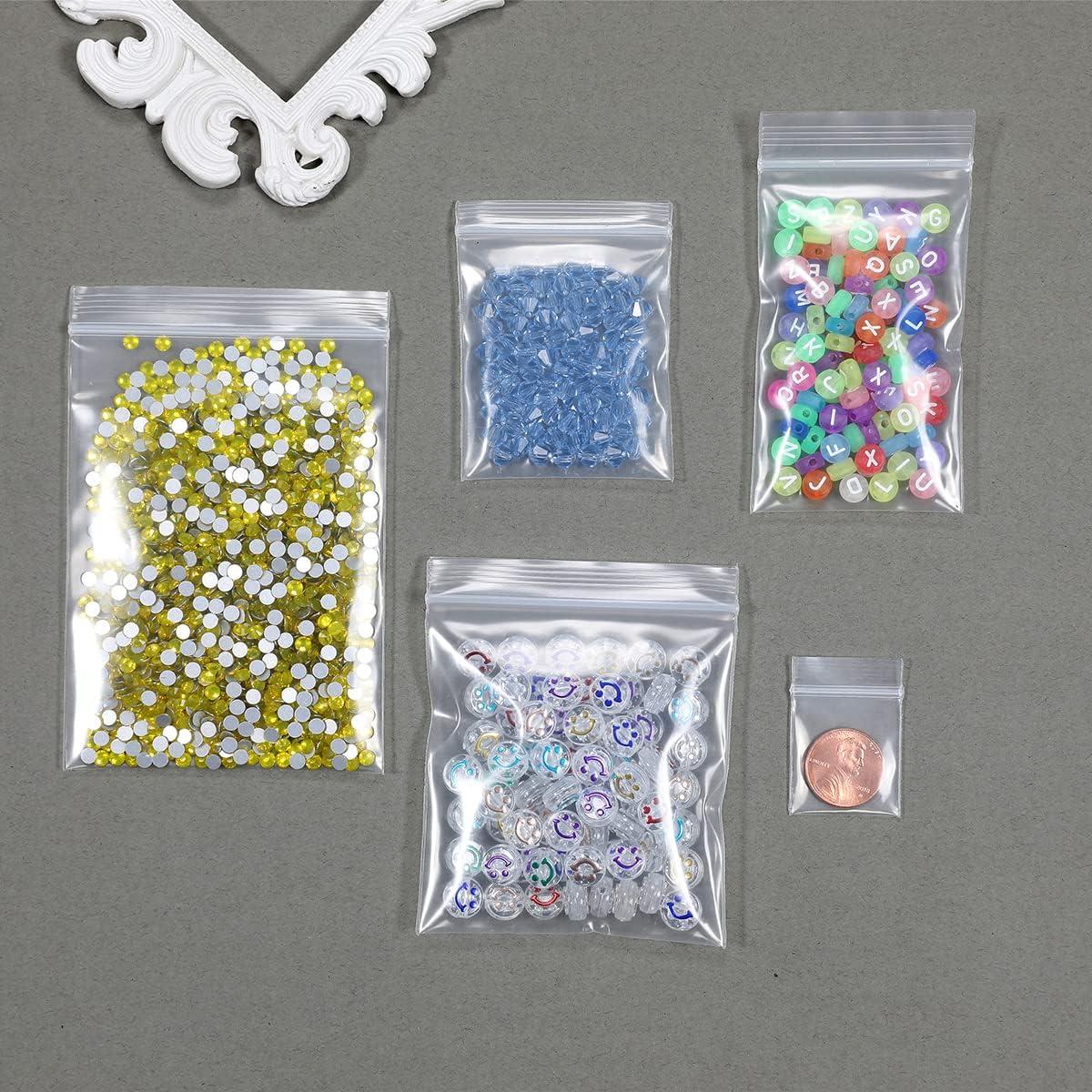 200 Bolsas Reclosables Transparentes Somoga 2.54x2.54cm 4Mil