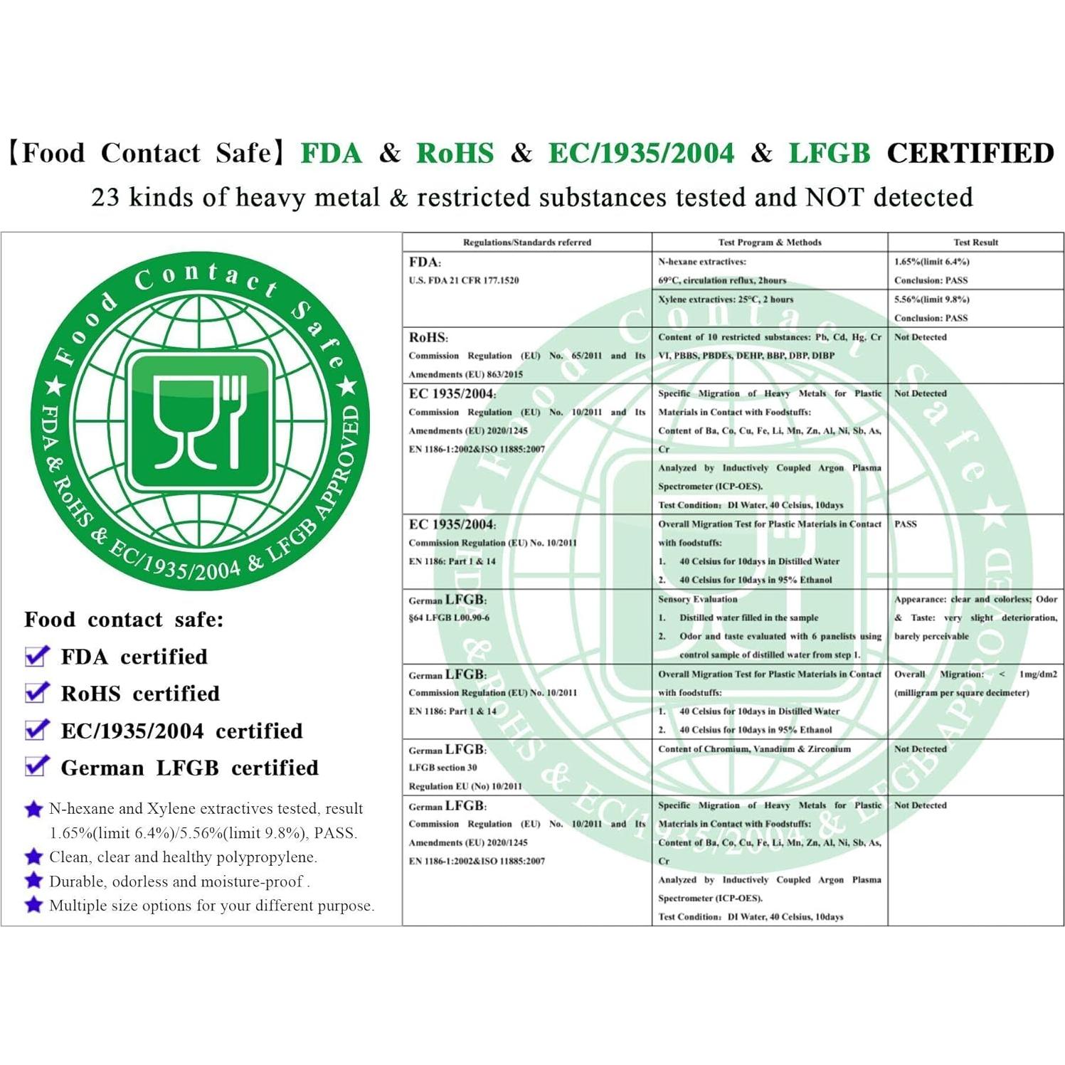 Bolsas de Celofán Transparentes Reutilizables Doutop 1000pcs 10x10cm