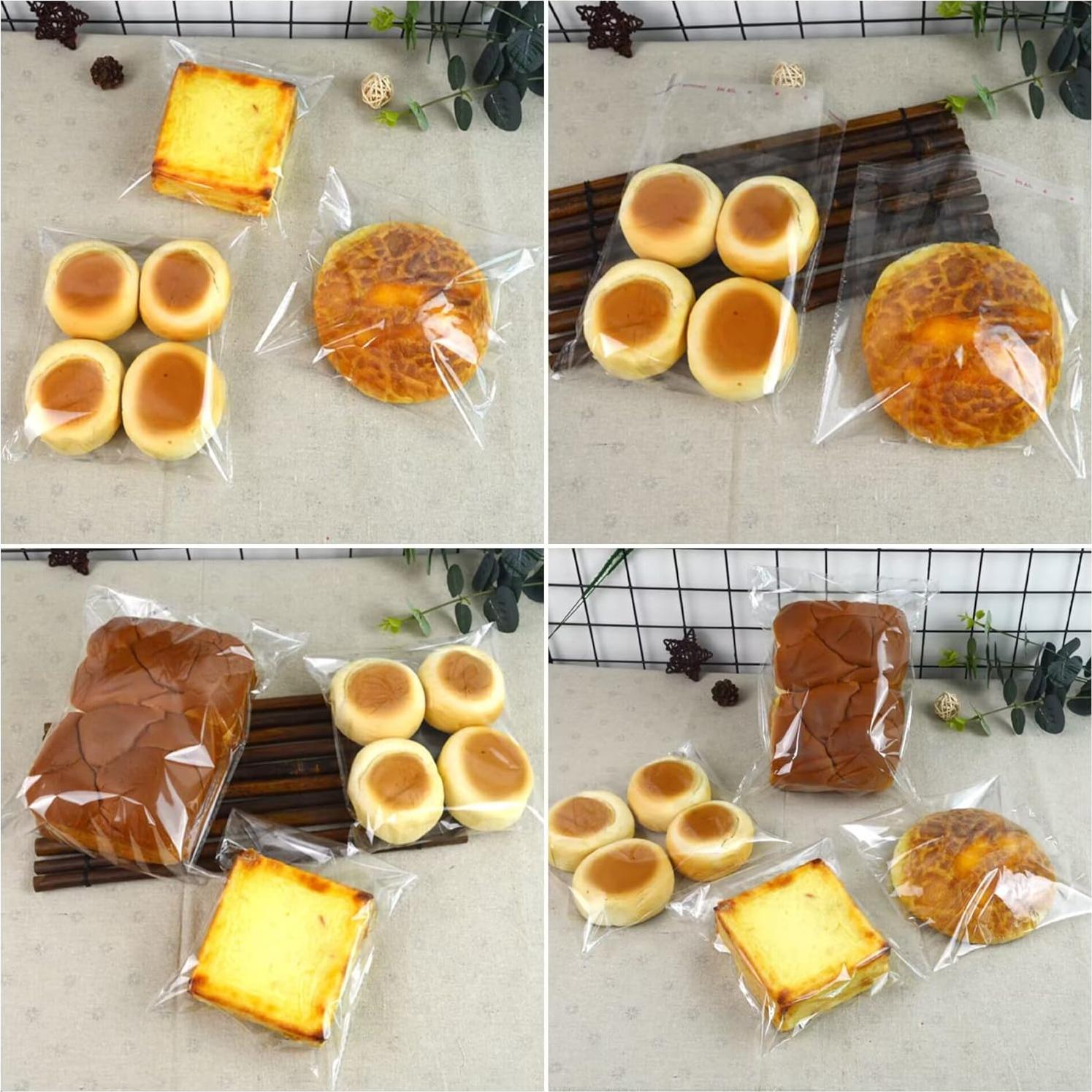 Bolsas de Celofán Transparentes Reutilizables Doutop 1000pcs 10x10cm