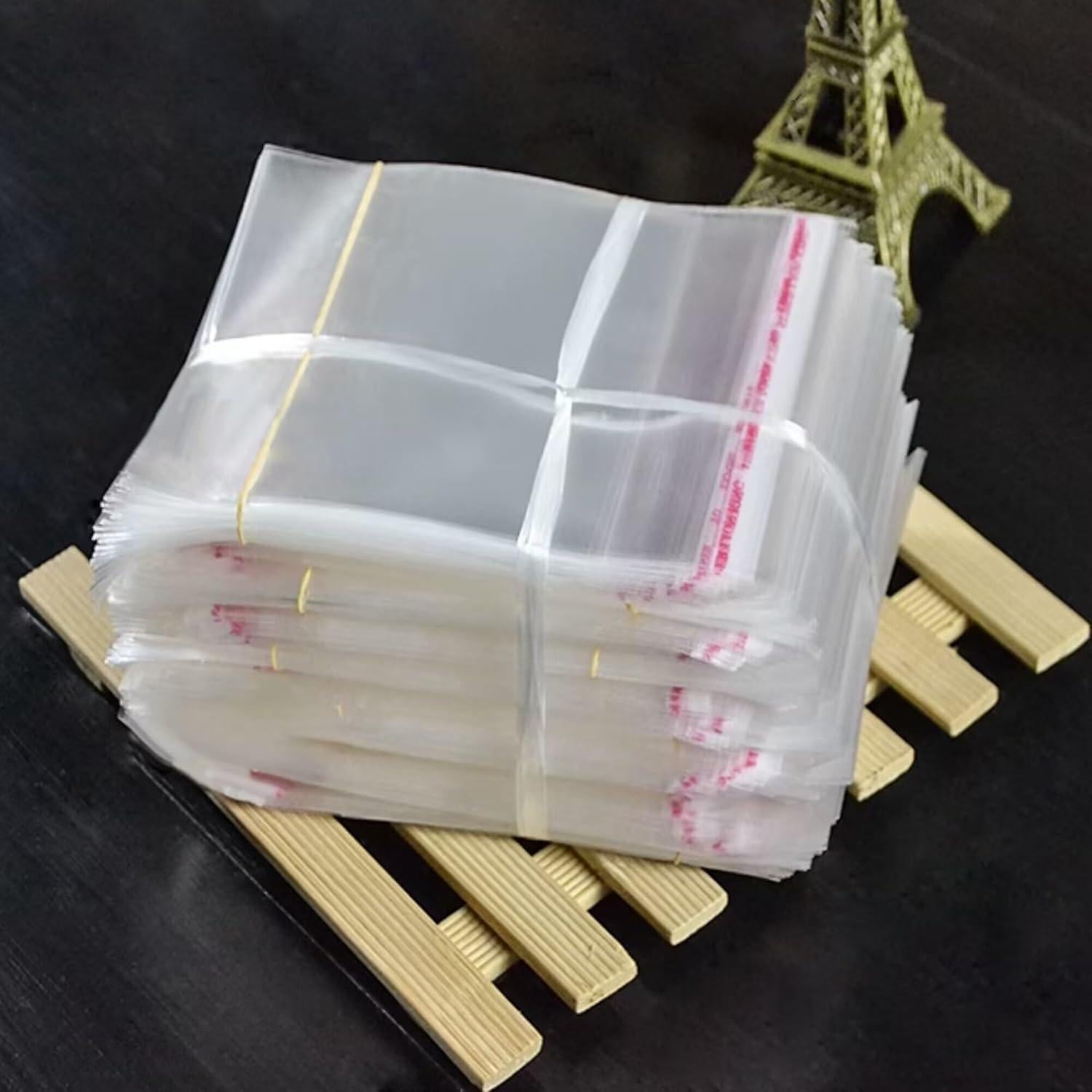 Bolsas de Celofán Transparentes Reutilizables Doutop 1000pcs 10x10cm