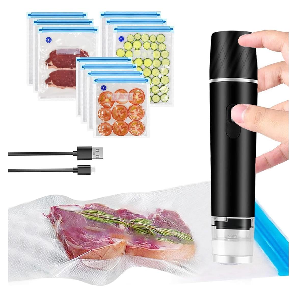 Sellador de Vacío Eléctrico Portátil VOAKZEF Mini 0.28kg