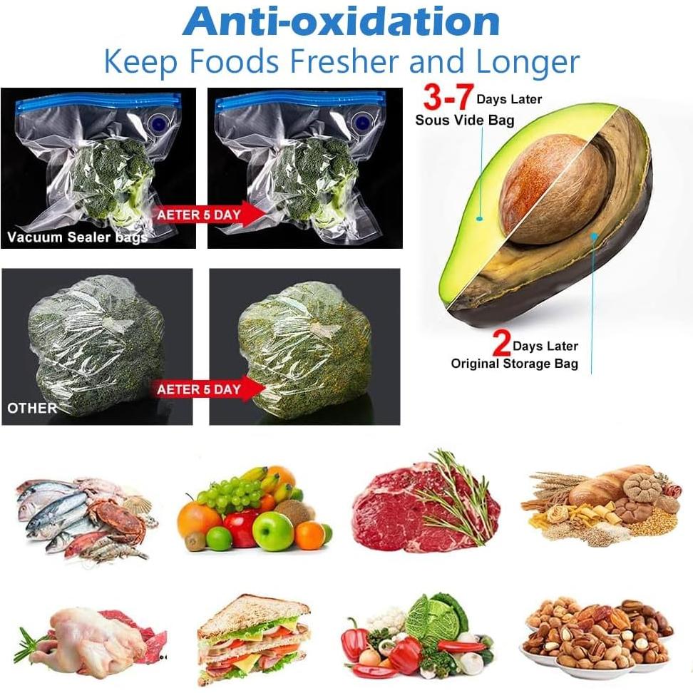 Sellador de Vacío Eléctrico Portátil VOAKZEF Mini 0.28kg