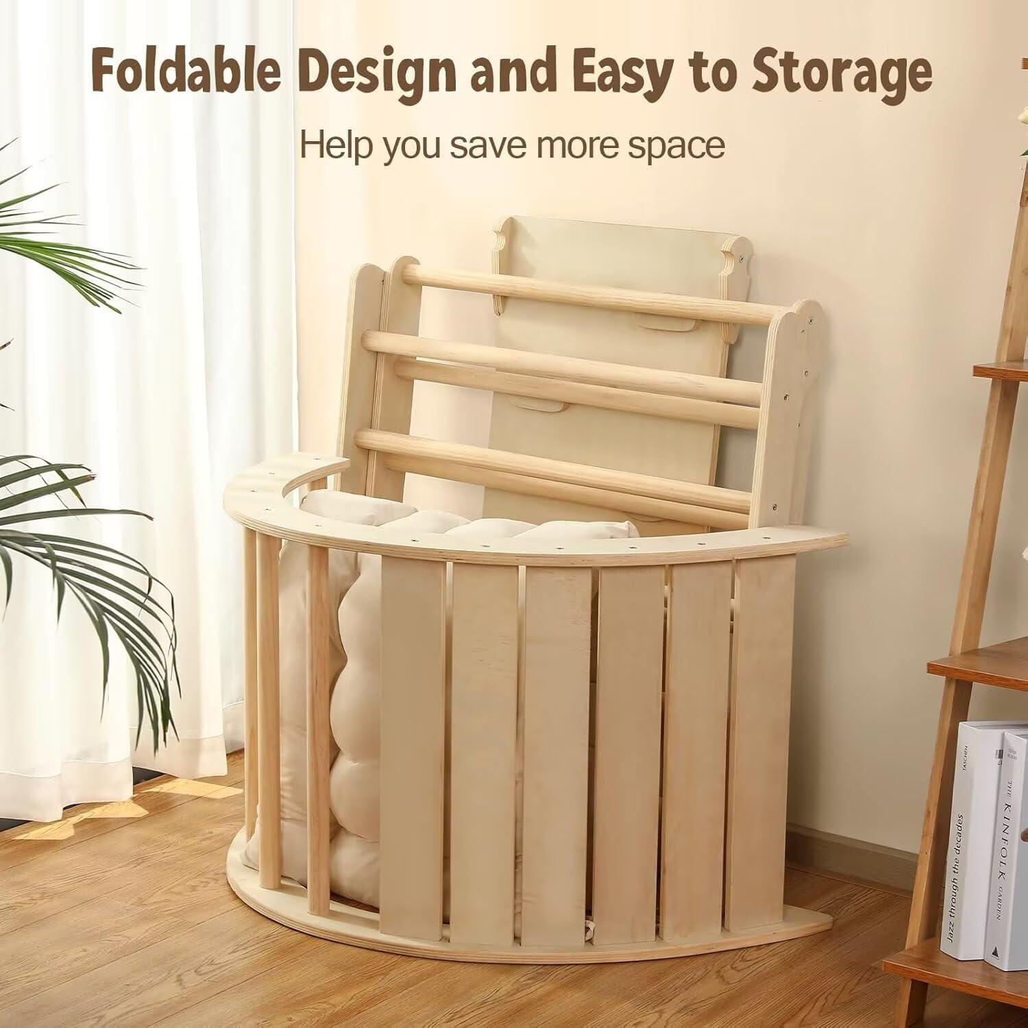 Conjunto Triángulo Pikler Yopnoyik 5 en 1 para Niños