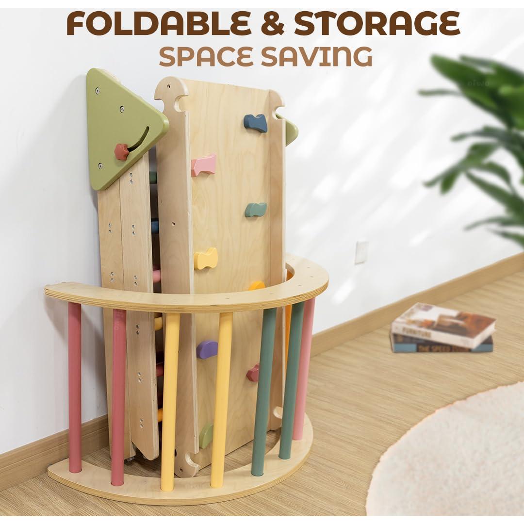 Conjunto de Escalada Pikler 7 en 1 aiwo para Niños 1-3 Años