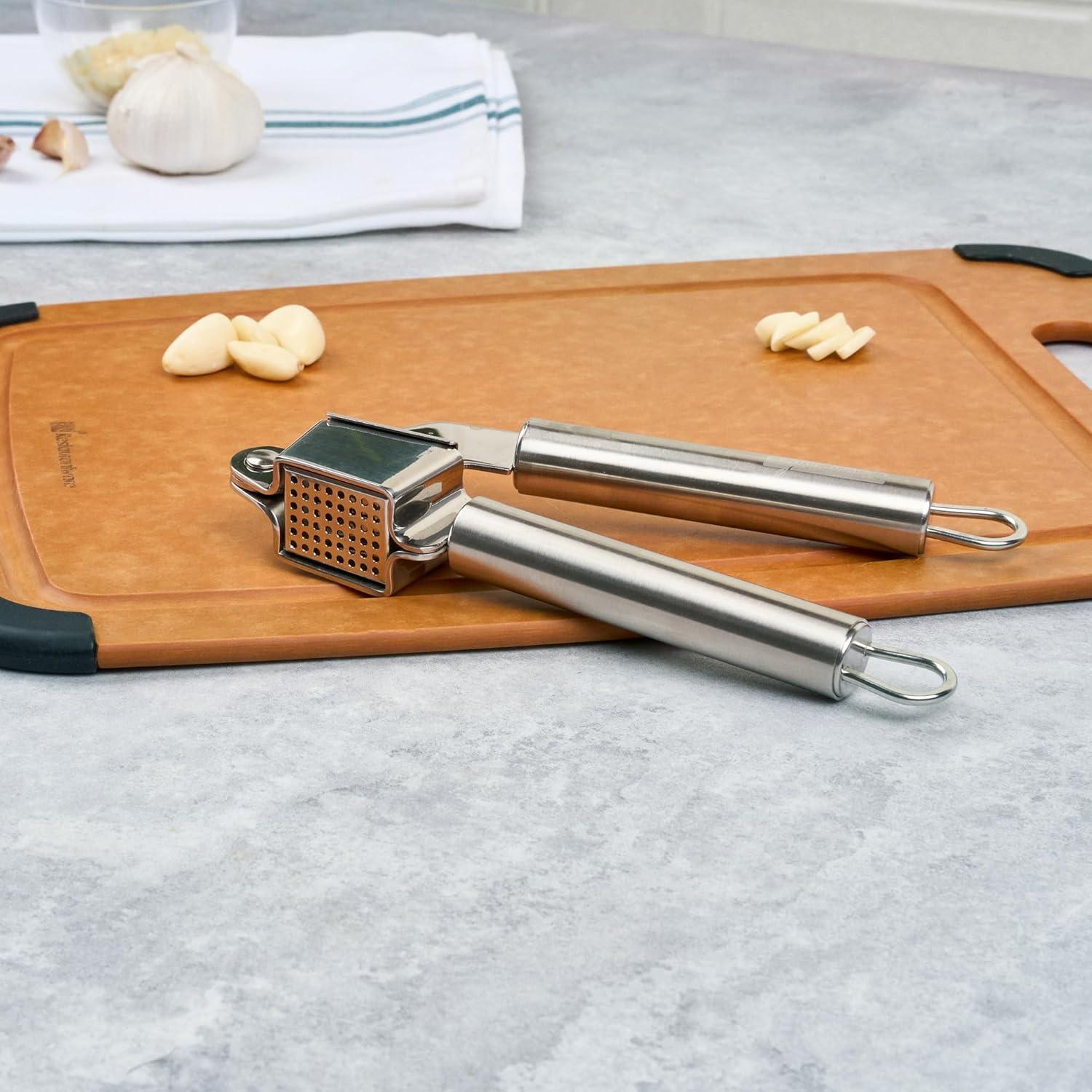 Prensa de Ajo Restaurantware de Acero Inoxidable 19.56 cm