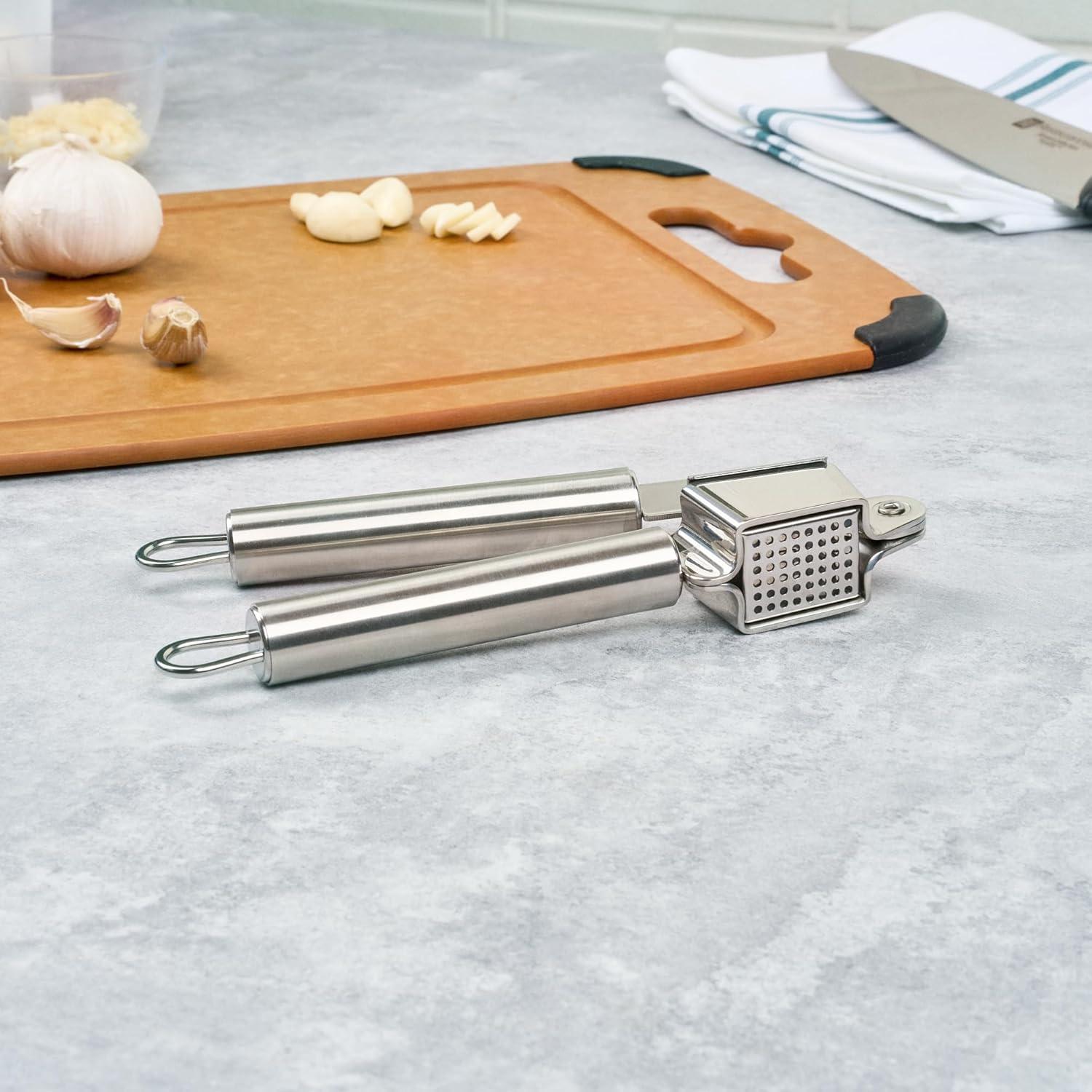 Prensa de Ajo Restaurantware de Acero Inoxidable 19.56 cm