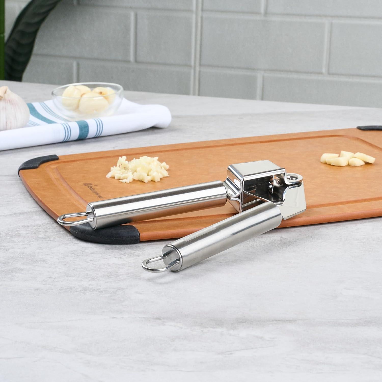 Prensa de Ajo Restaurantware de Acero Inoxidable 19.56 cm