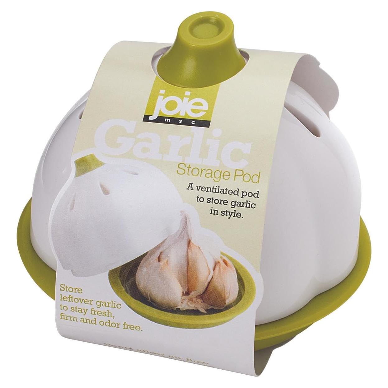 Conservador de Ajo Joie Ventilado 10x10cm Blanco y Verde