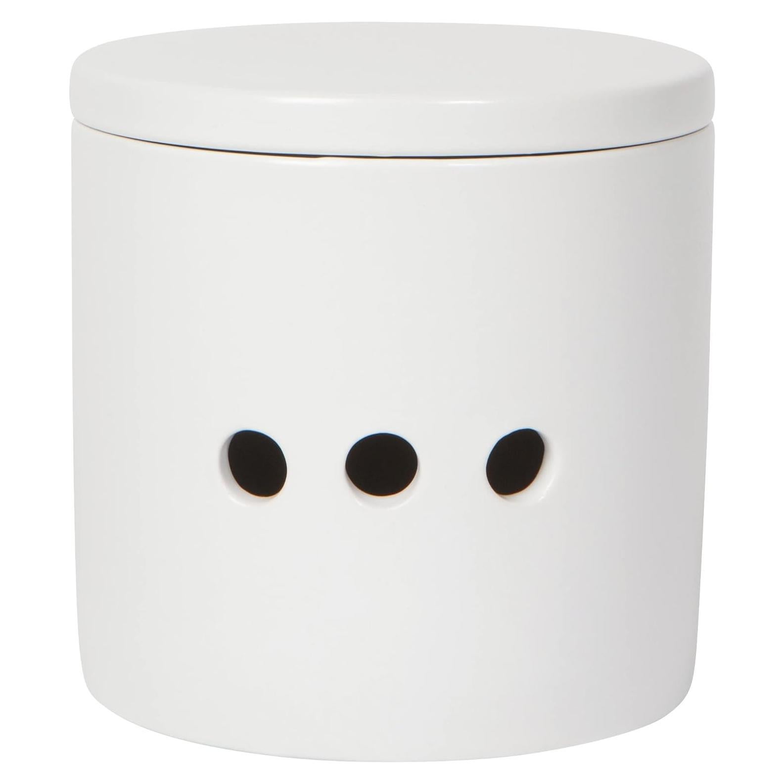 Conservador de Ajo Cerámica Danica Blanco Mate 10.16 cm