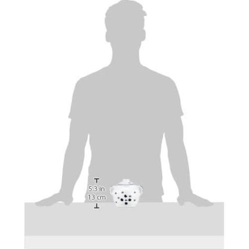 Conservador de Ajo de Cerámica Norpro 250 - 13cm Azul