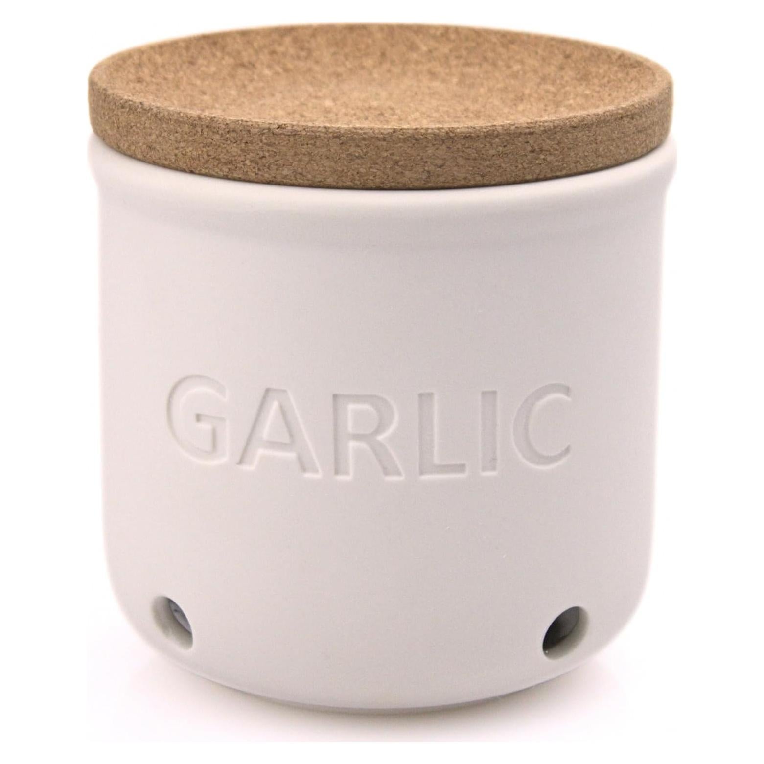 Guardagajos de Ajo Okavango de Cerámica Blanco 0.45kg