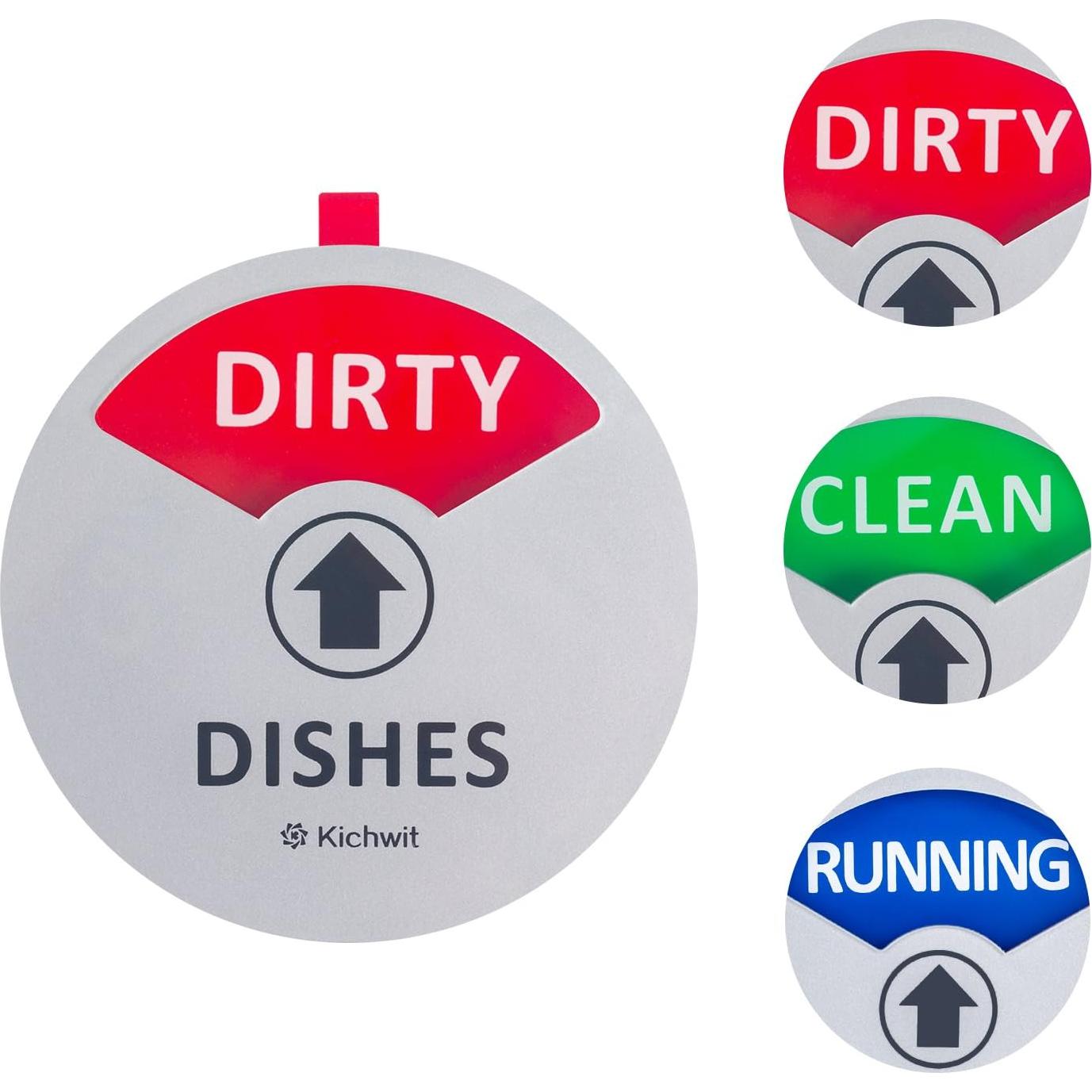 Imán para Lavavajillas Kichwit Limpio Sucio En Funcionamiento 8.9cm