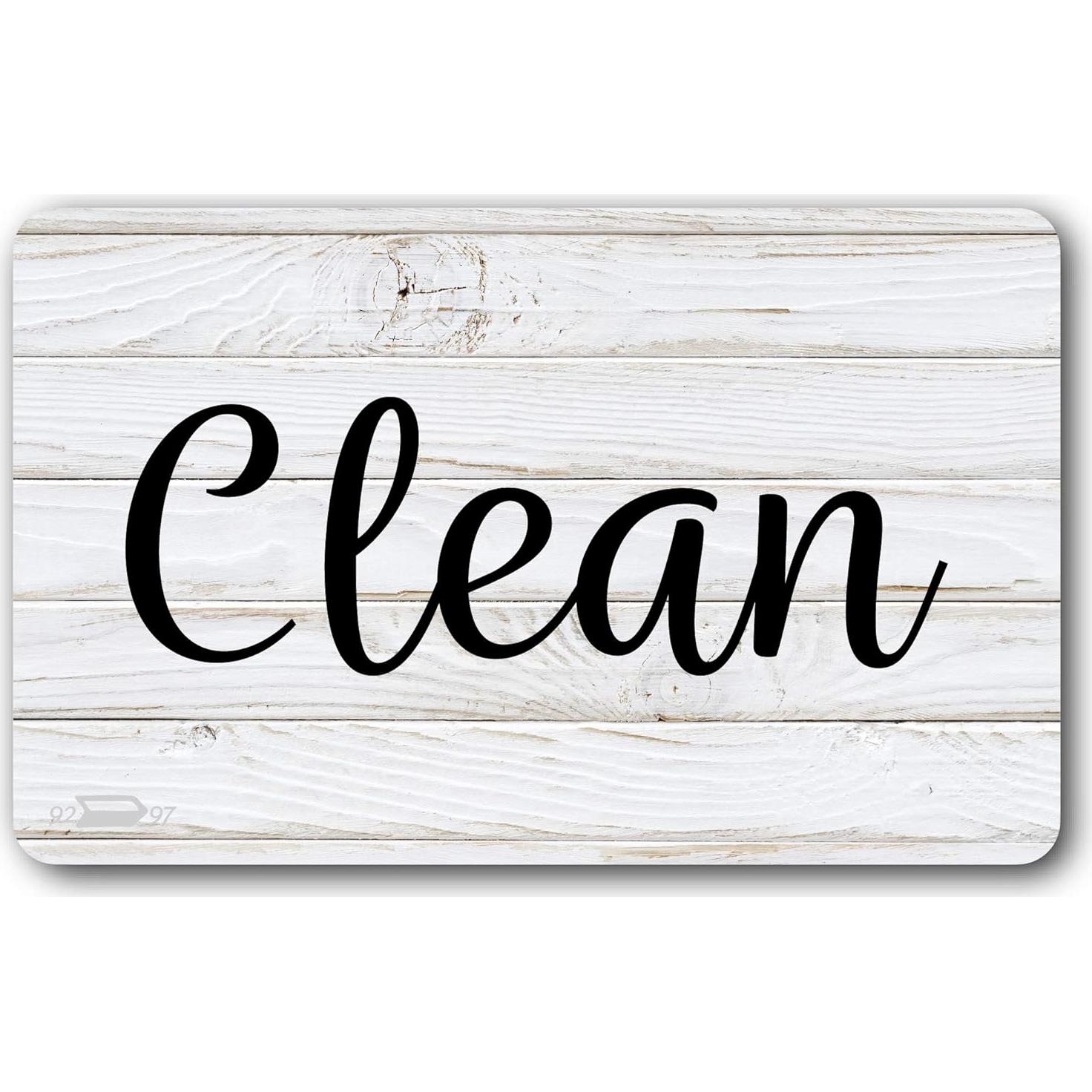 Imán de Lavavajillas Limpio Sucio Brothers Bench 10x6 cm