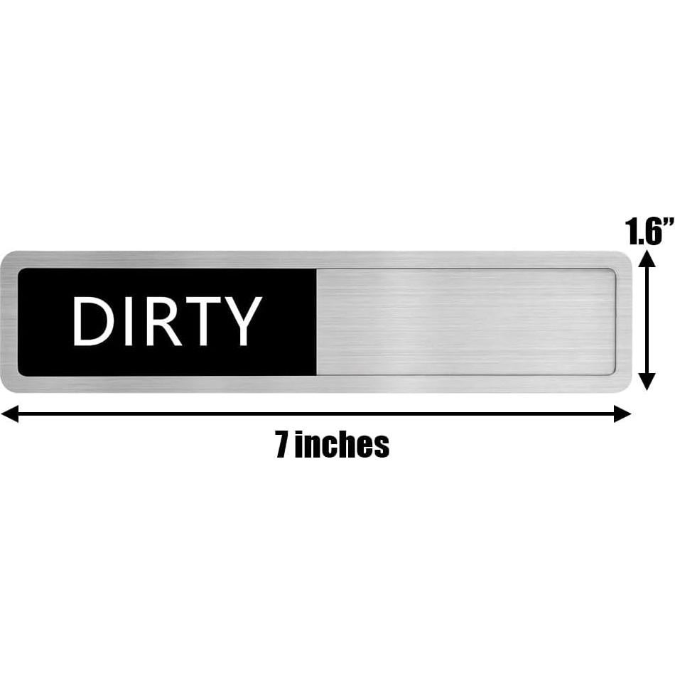 Imán de Lavavajillas Kichwit Limpio Sucio Acero Inoxidable 304