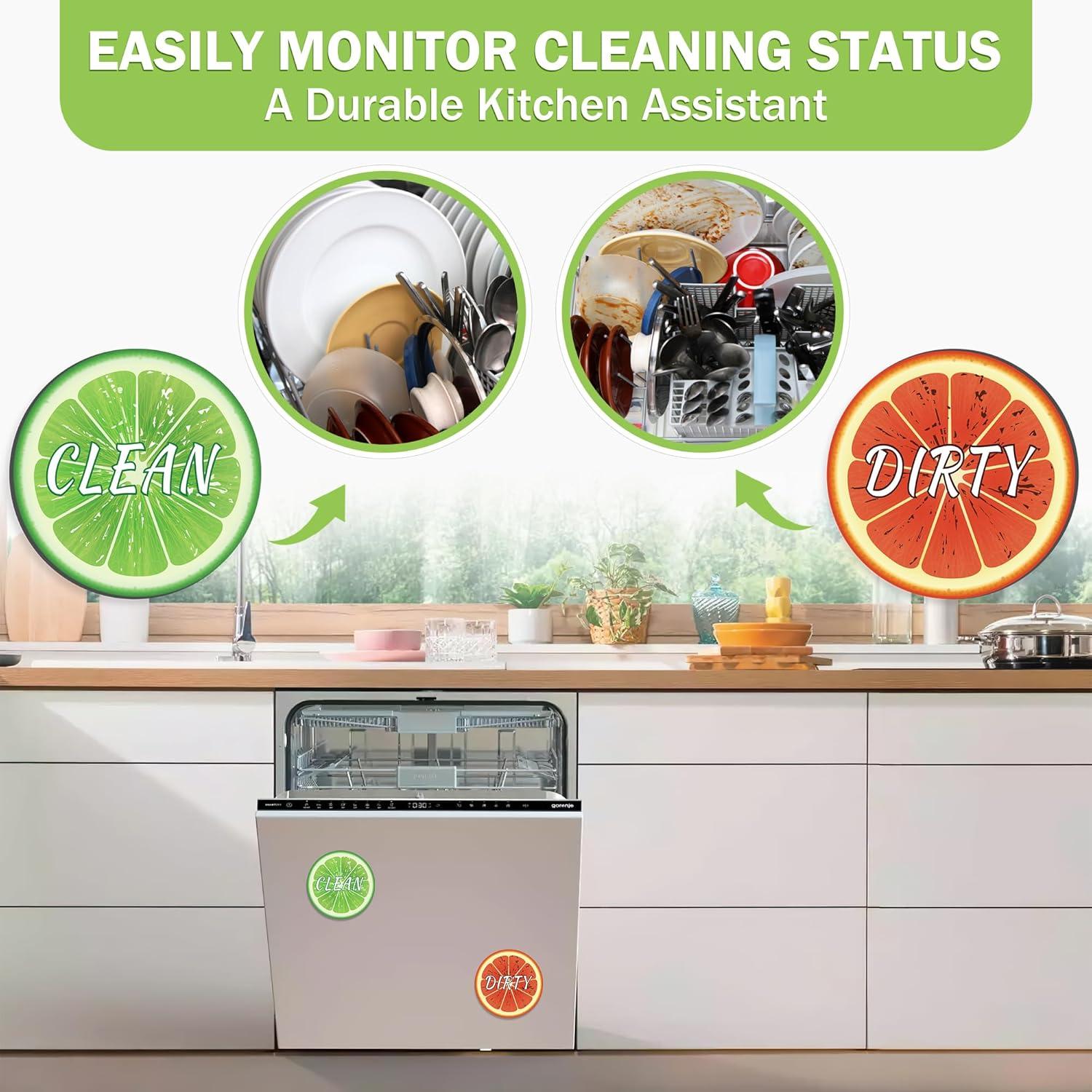 Signo Magnético Reversible Limpio Sucio MORCART 8.89 cm