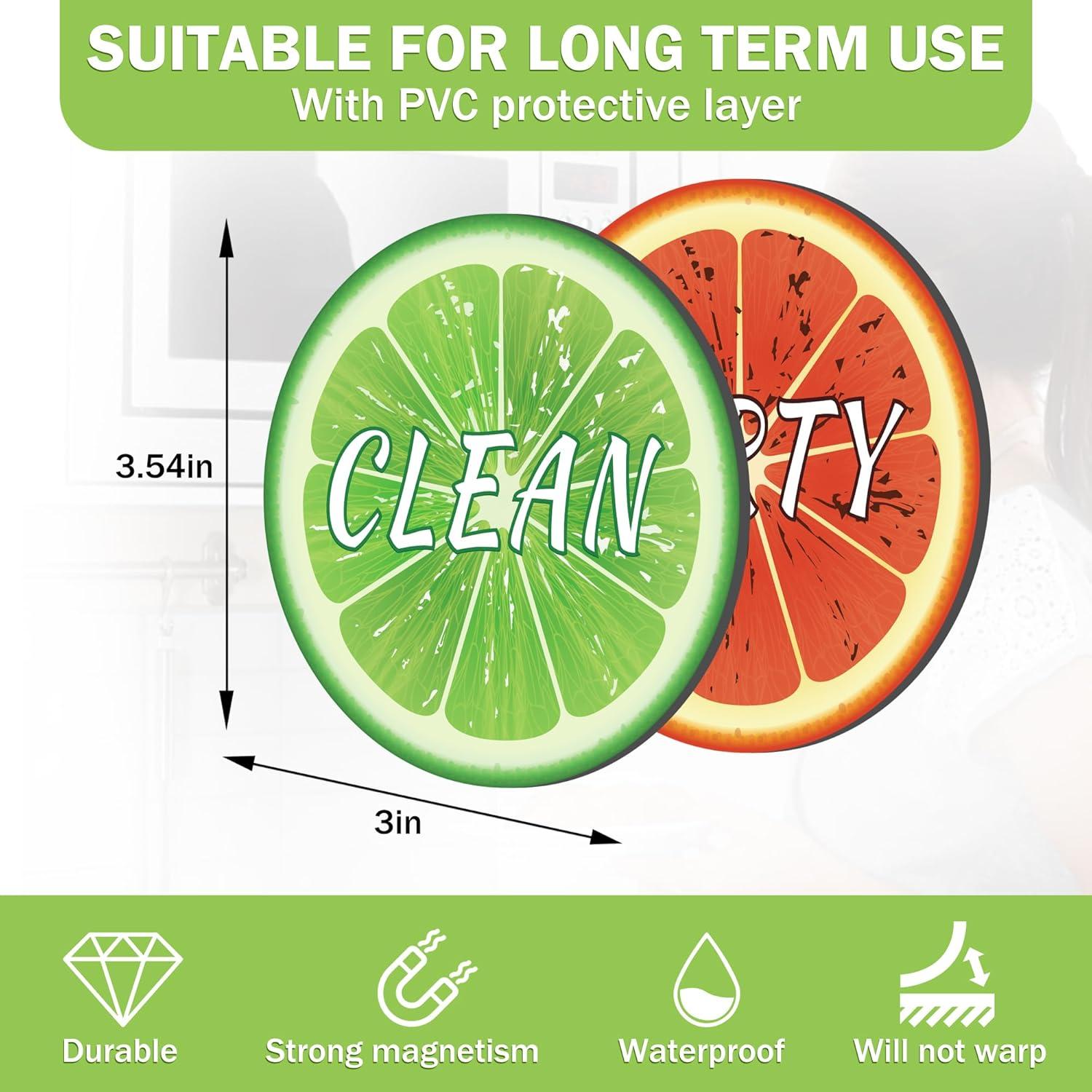 Signo Magnético Reversible Limpio Sucio MORCART 8.89 cm