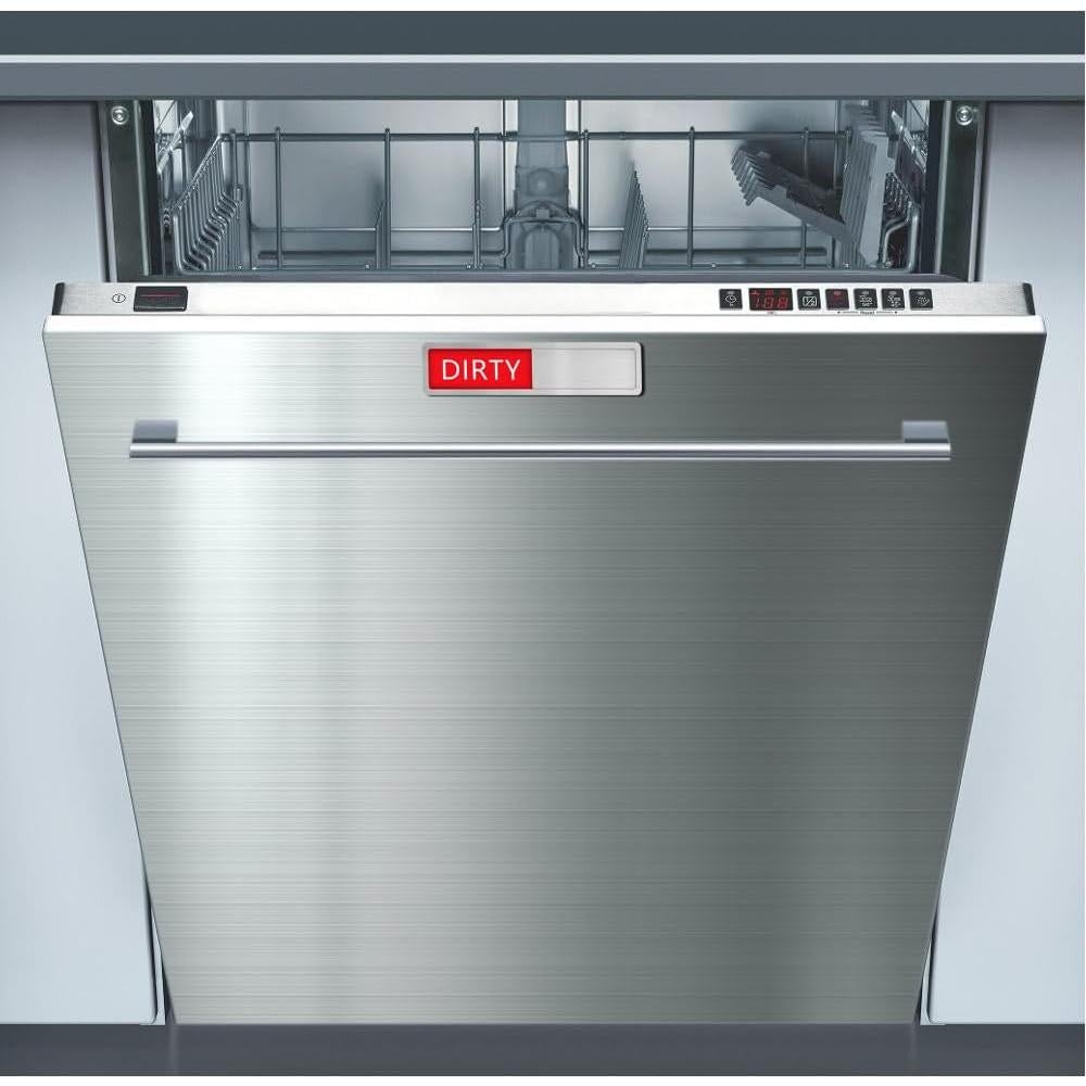 Señal Imán Limpio Sucio Kichwit Acero Inoxidable 14x4cm