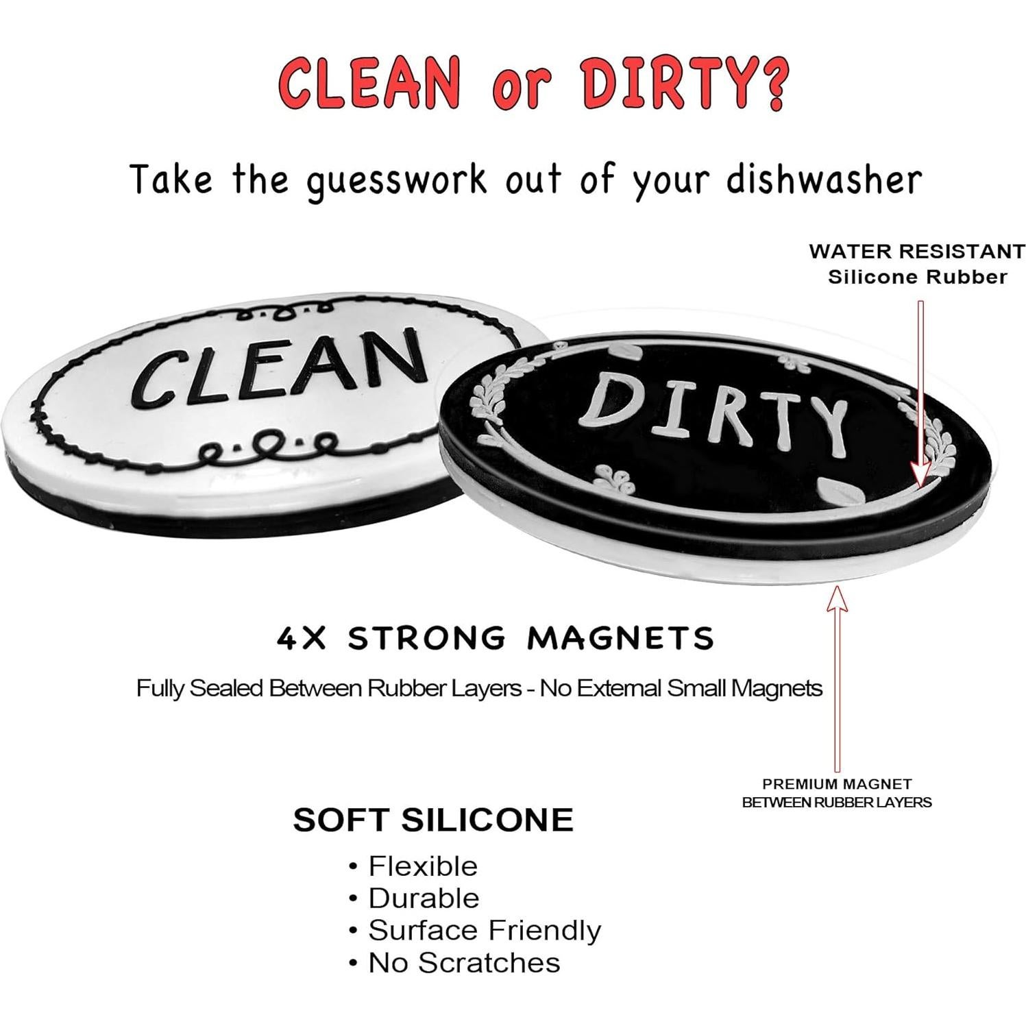 Imán de Lavavajillas Limpio Sucio Brothers Bench 7.62 cm