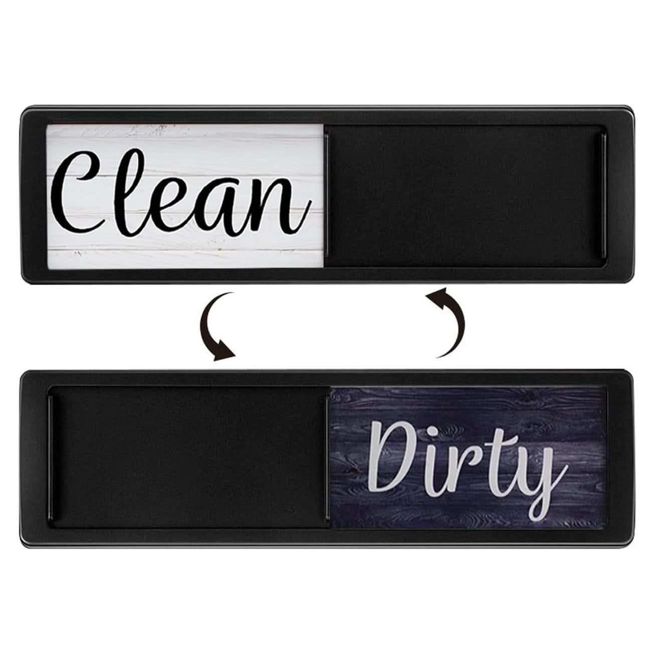 Cartel Imán Limpio Sucio Funnyant para Lavavajillas 18x6 cm