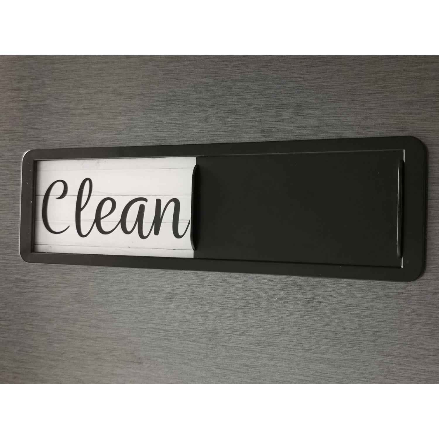 Cartel Imán Limpio Sucio Funnyant para Lavavajillas 18x6 cm