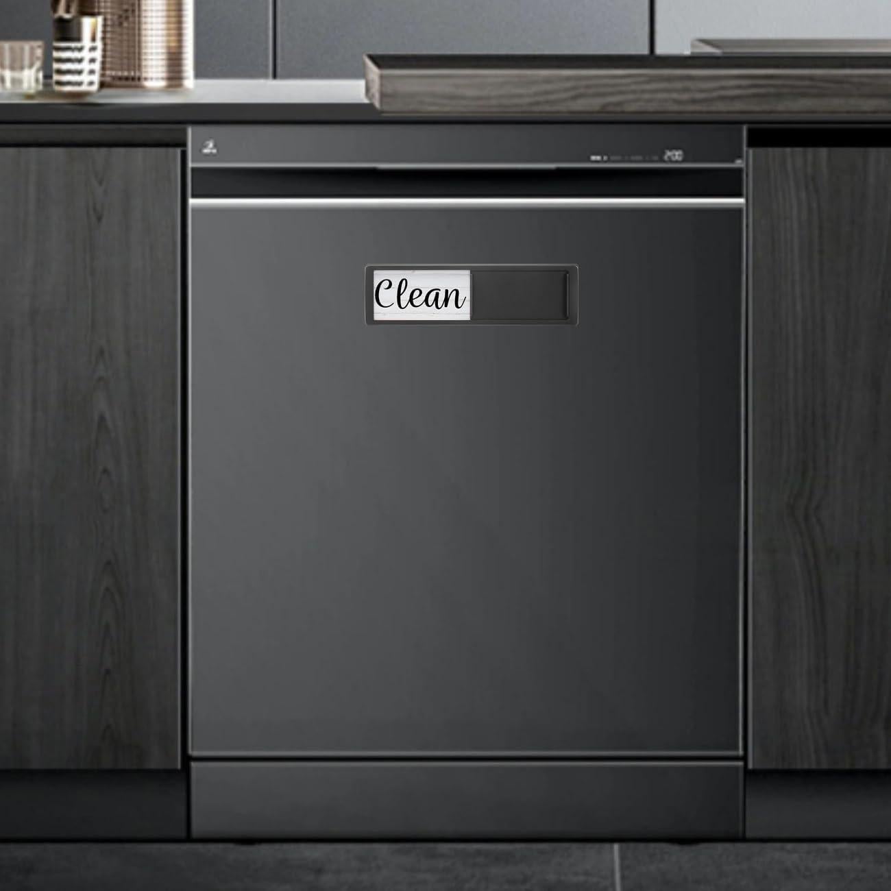 Cartel Imán Limpio Sucio Funnyant para Lavavajillas 18x6 cm