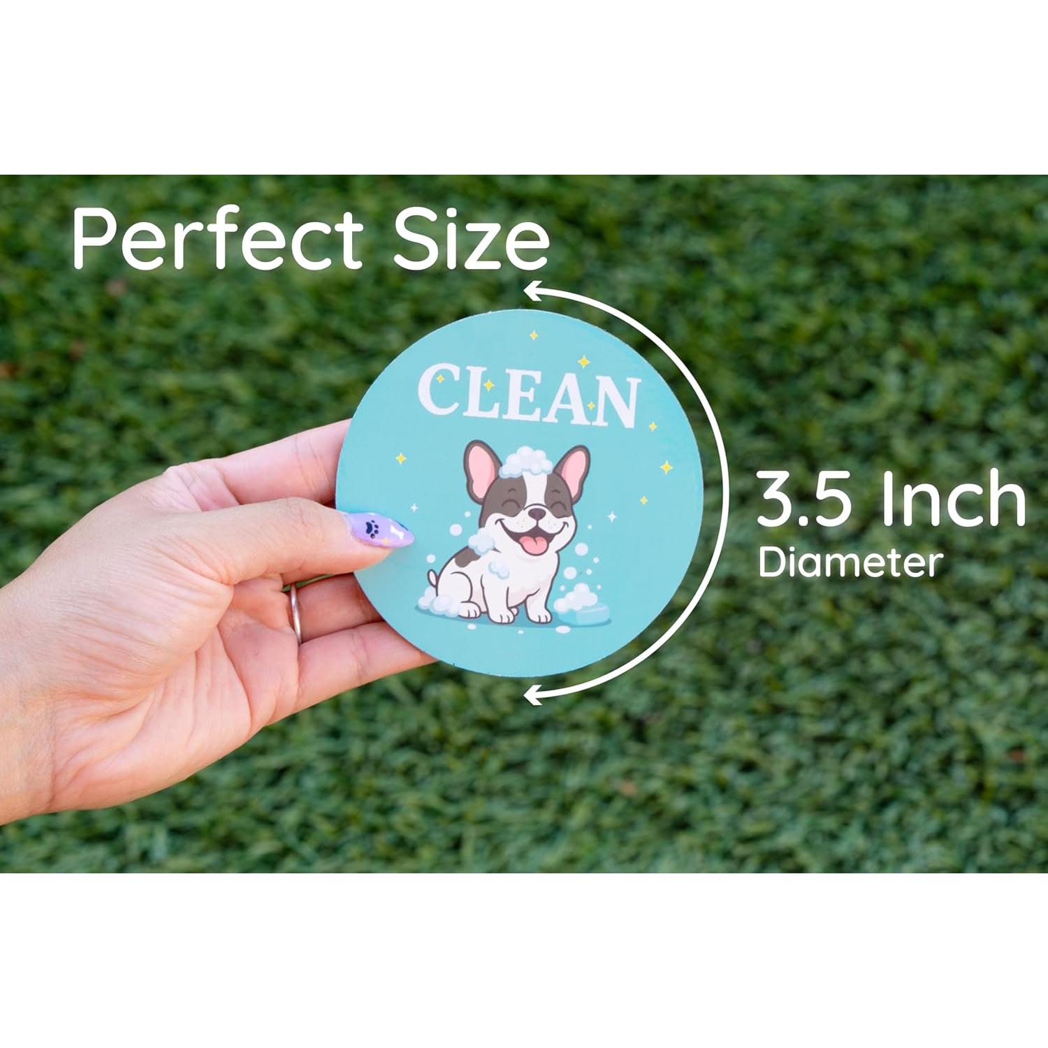 Imán de Lavavajillas Doble Cara SimplyNeat - Perro Aqua Limpio