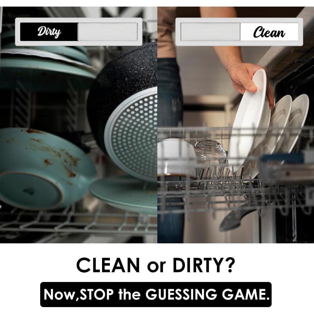 Imán Limpio Sucio para Lavavajillas AVYDIIF Acero Inoxidable