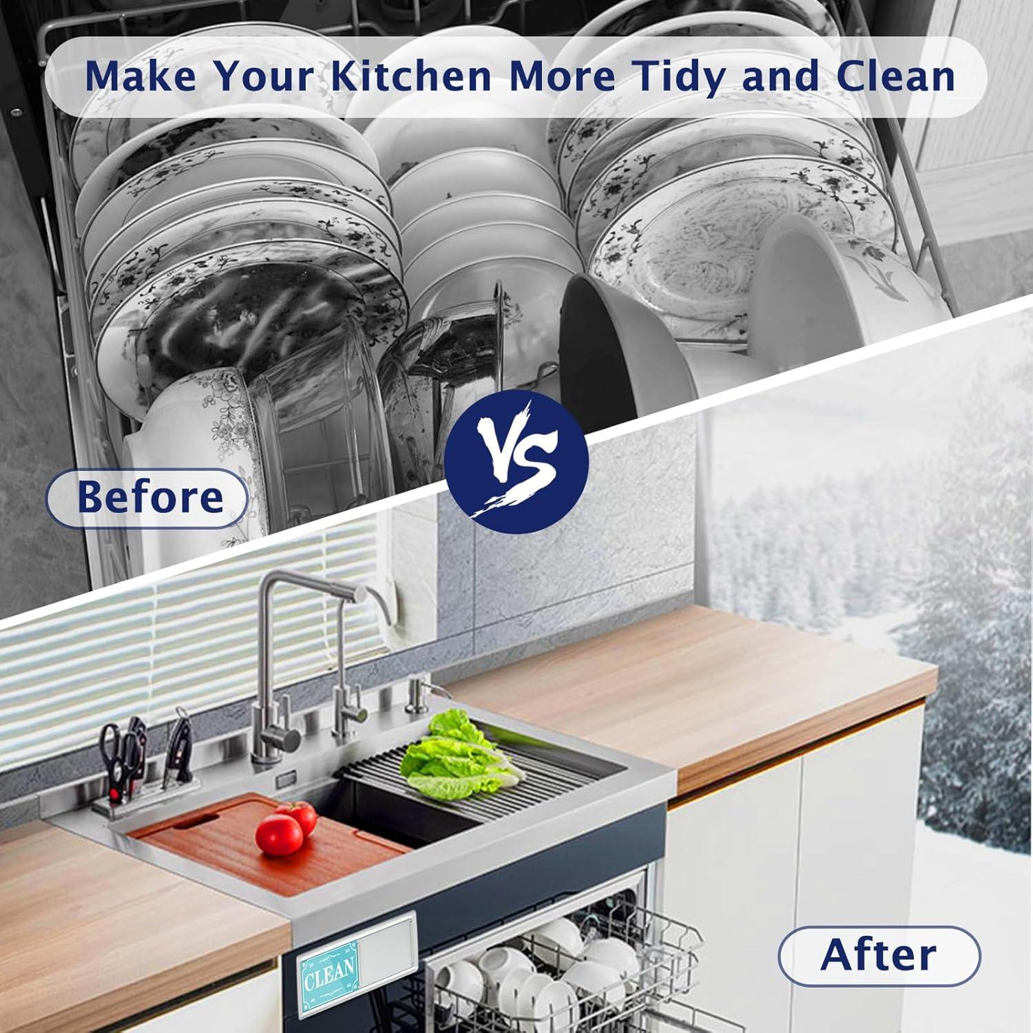 Imán de Lavavajillas Limpio Sucio Lagincig 17.6x4.9cm