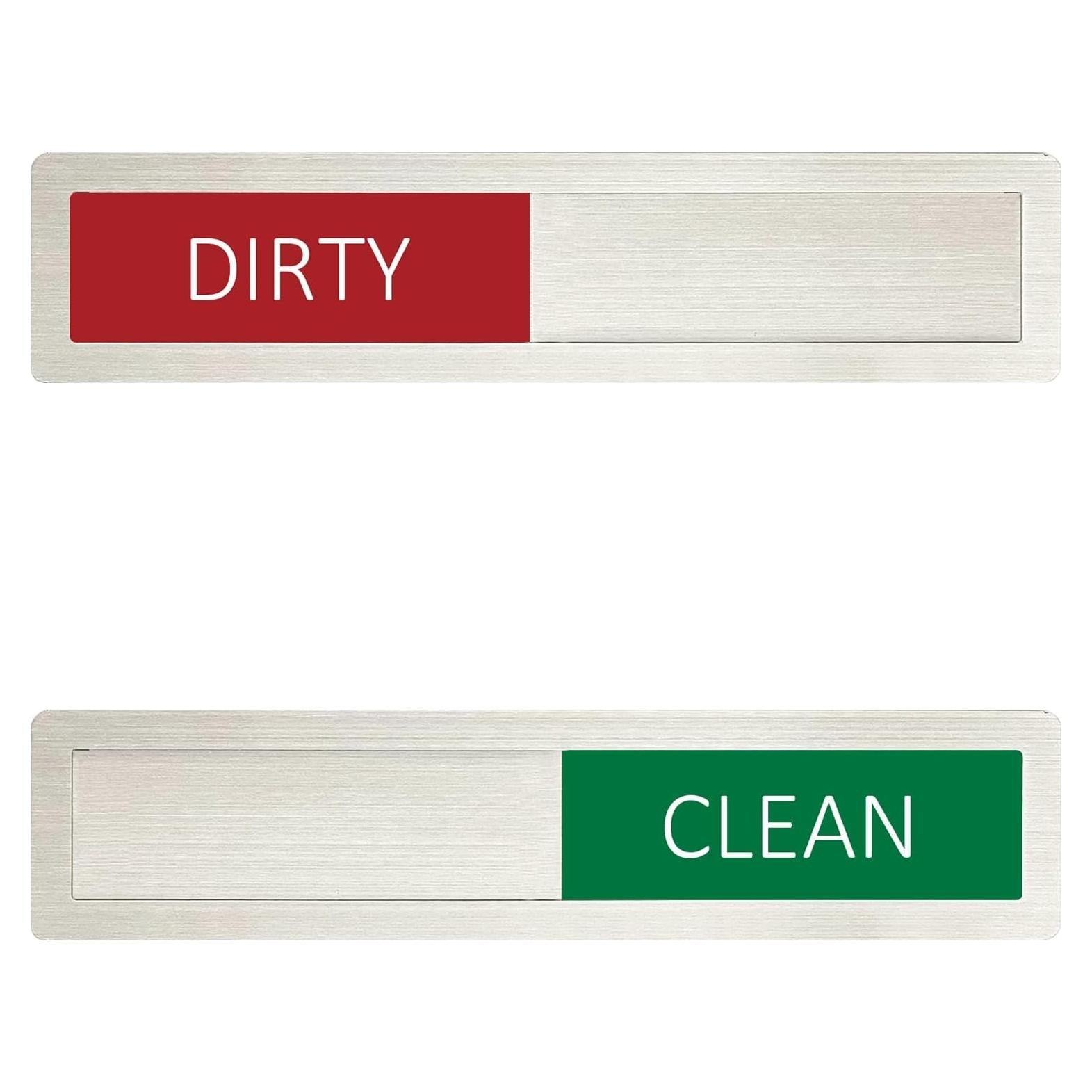 Imán de señal de lavavajillas Potexim limpio sucio acero inoxidable