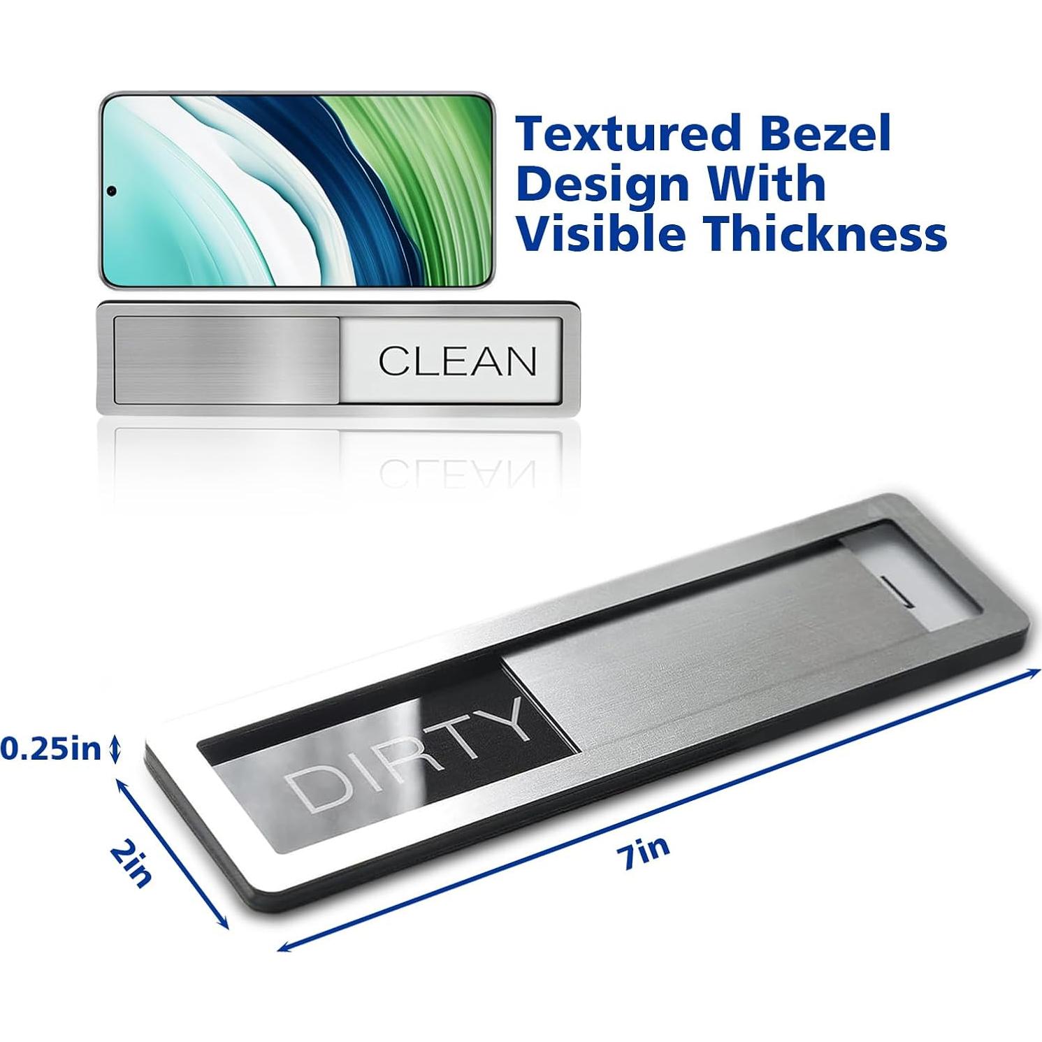 Imán Magnético Limpio Sucio WABIWABI@HOME 17.78x5.08cm