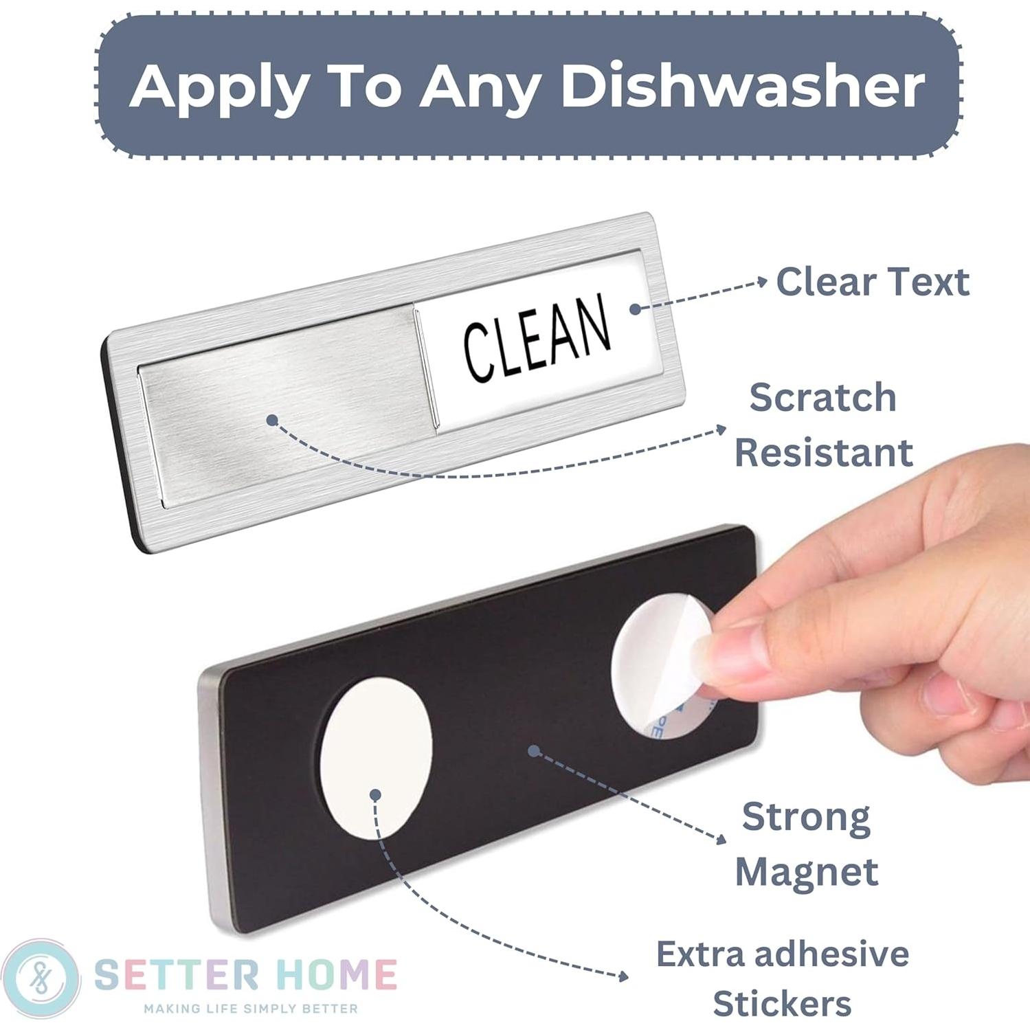 Imán Limpio Sucio para Lavavajillas SETTER HOME Acero Inoxidable