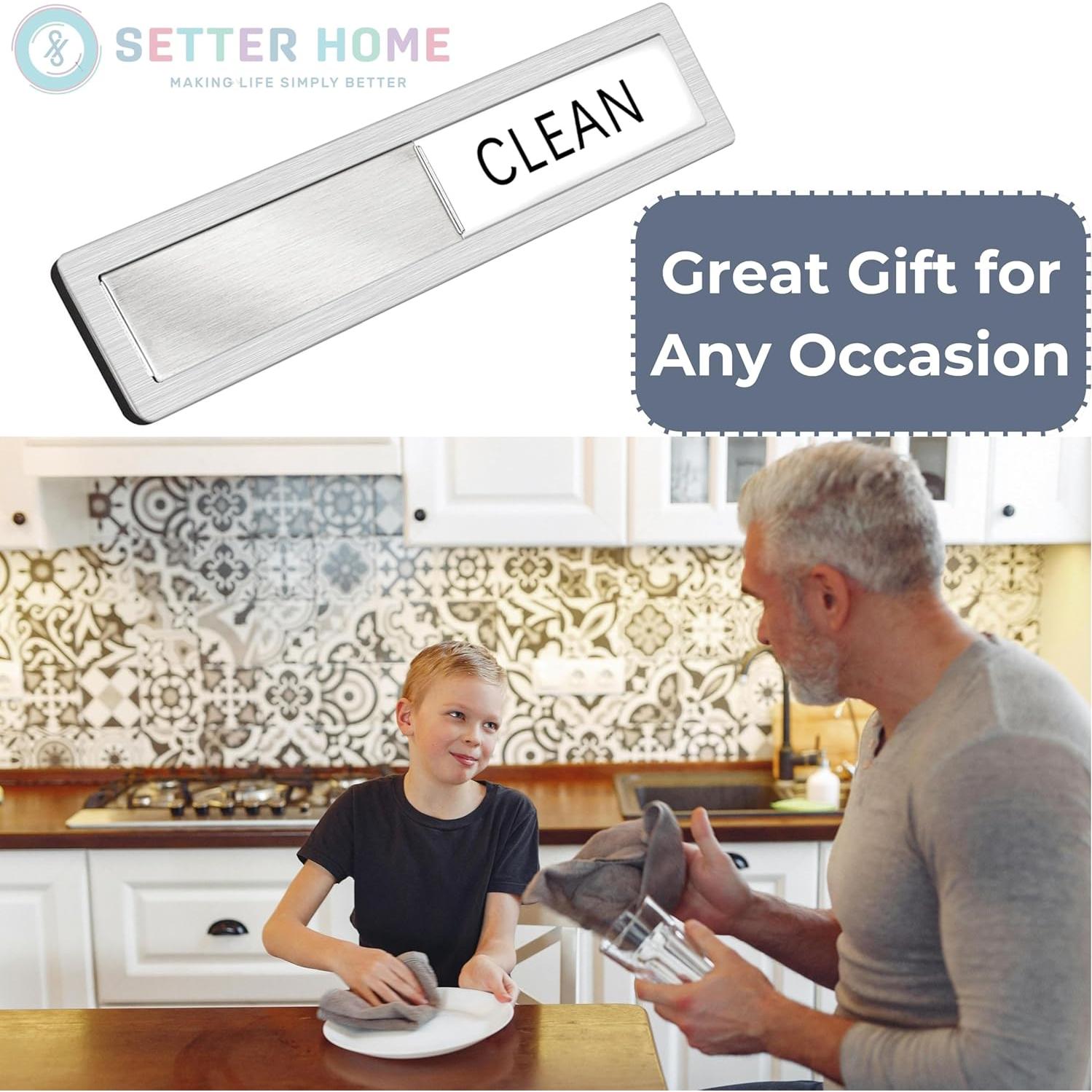 Imán Limpio Sucio para Lavavajillas SETTER HOME Acero Inoxidable