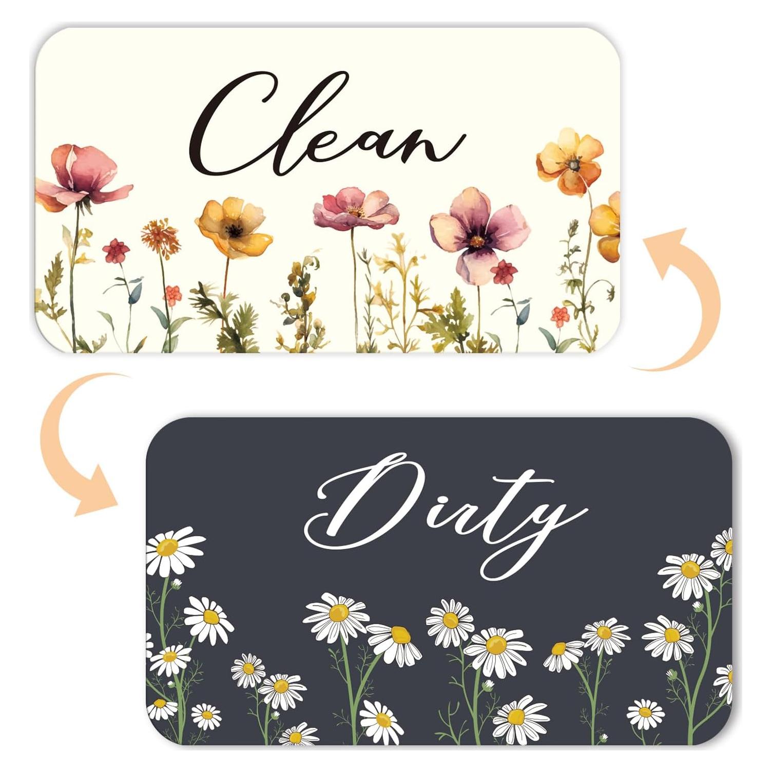 Imán de Lavavajillas Doble Cara Cosmisun Floral 10x5.6cm