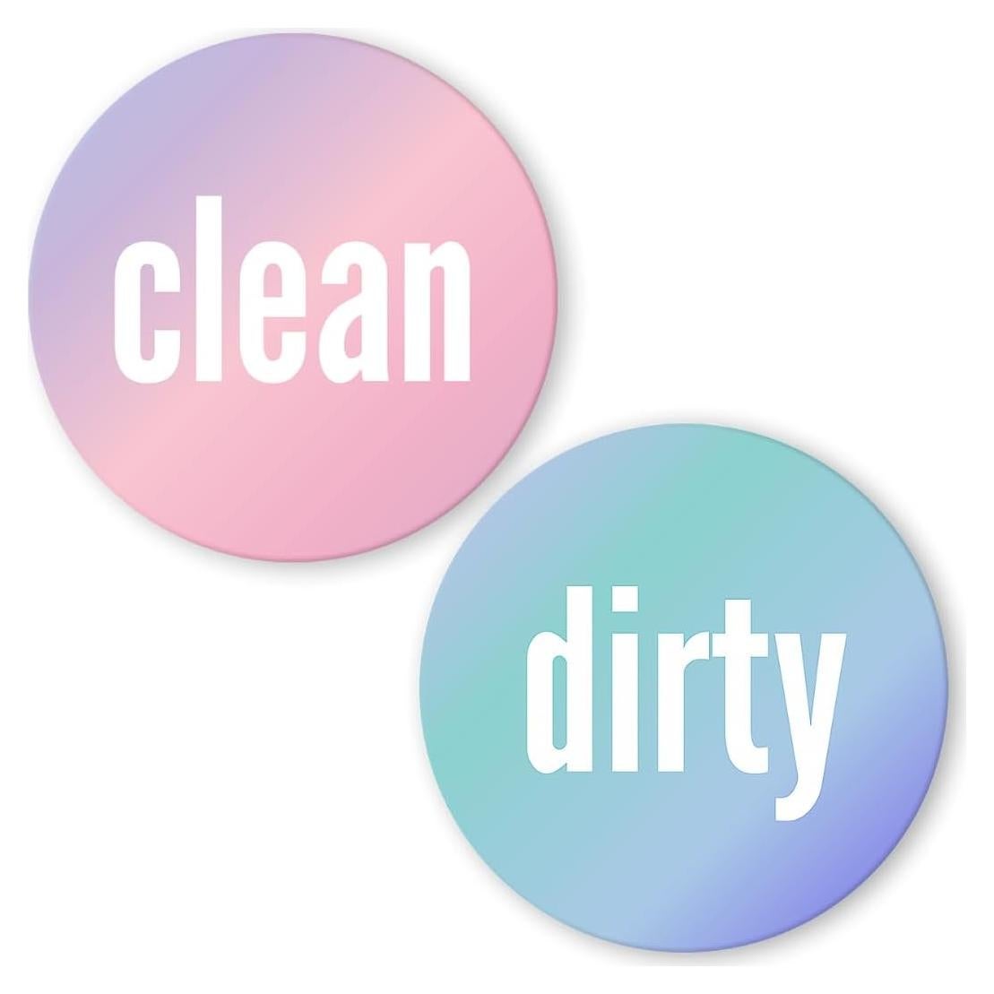 Imán de Lavavajillas Sucio Limpio Sabri & Co. Kitchen 8.89 cm