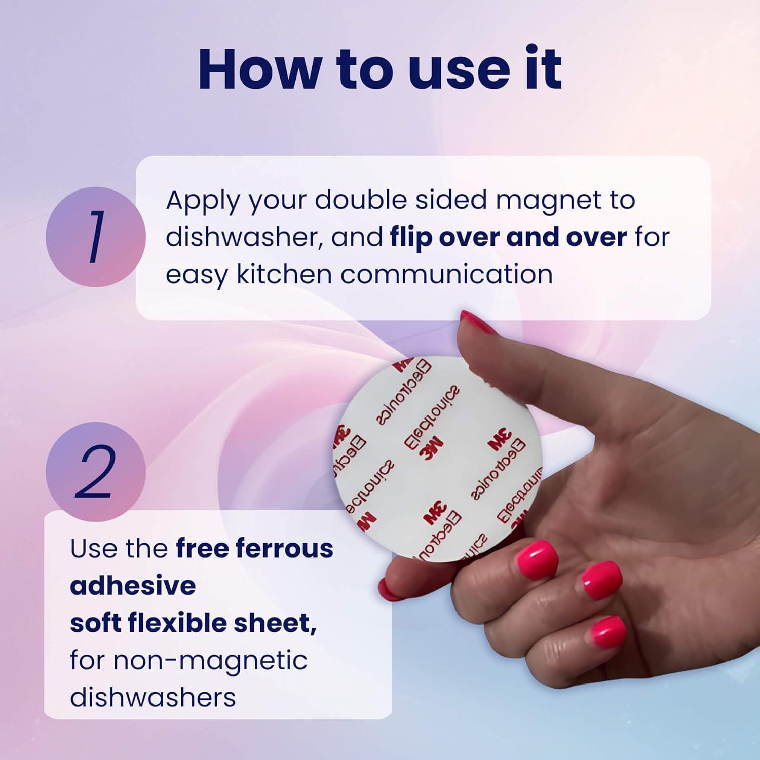 Imán de Lavavajillas Sucio Limpio Sabri & Co. Kitchen 8.89 cm