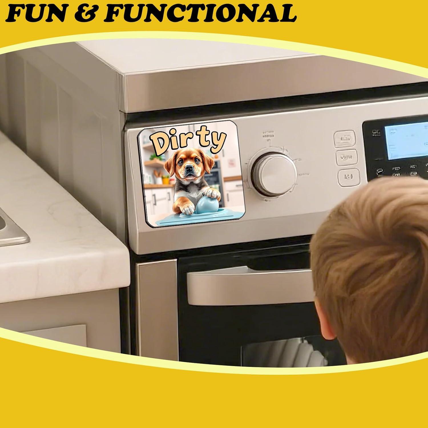 Imán Limpio Sucio para Lavavajillas JJDOU - 10.16 cm Cuadrado