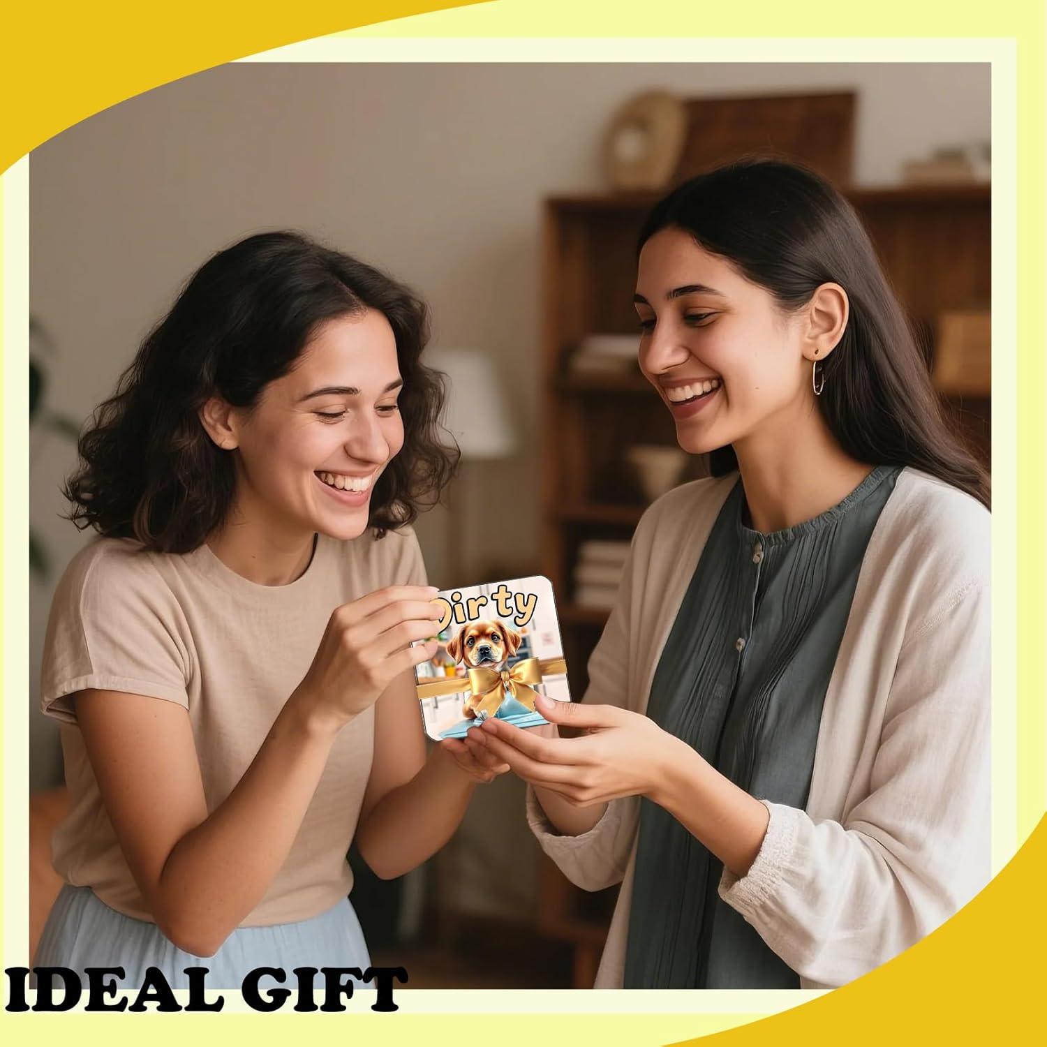 Imán Limpio Sucio para Lavavajillas JJDOU - 10.16 cm Cuadrado