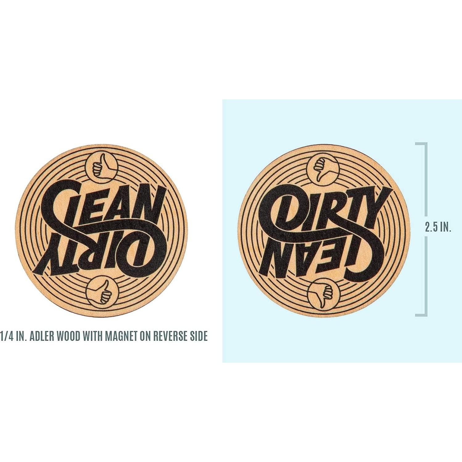 Imán de Lavavajillas Stellar Factory de Madera Rotatable