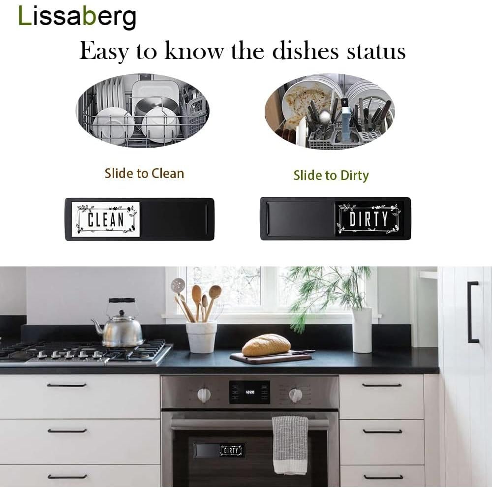 Imán de Lavavajillas Lissaberg Limpio Sucio 17.78x5.08cm