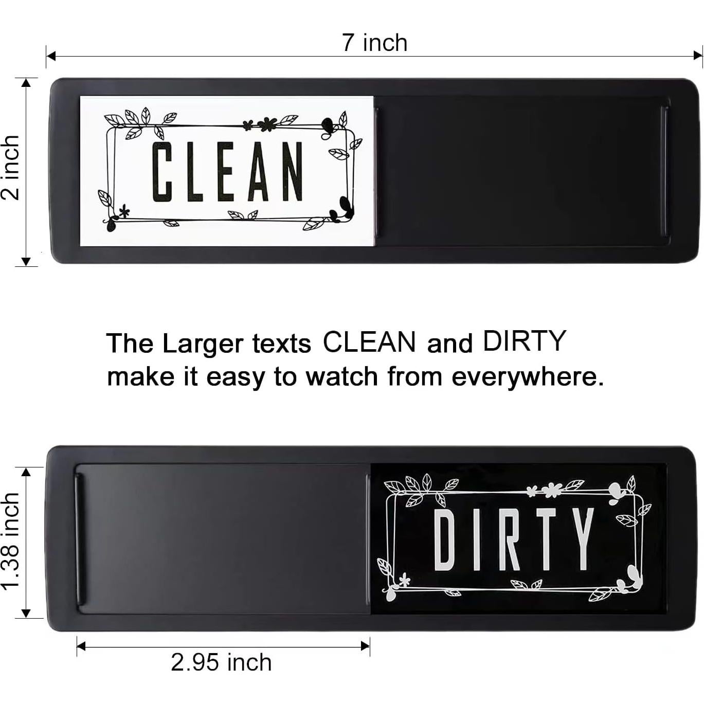 Imán de Lavavajillas Lissaberg Limpio Sucio 17.78x5.08cm