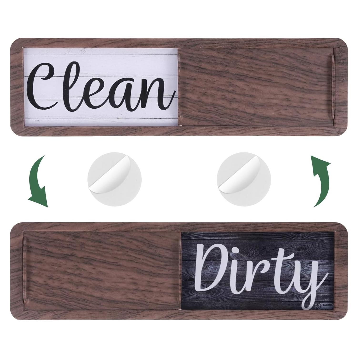 Señal Magnética Lavavajillas Limpio Sucio uxcell 5.1x17.6cm