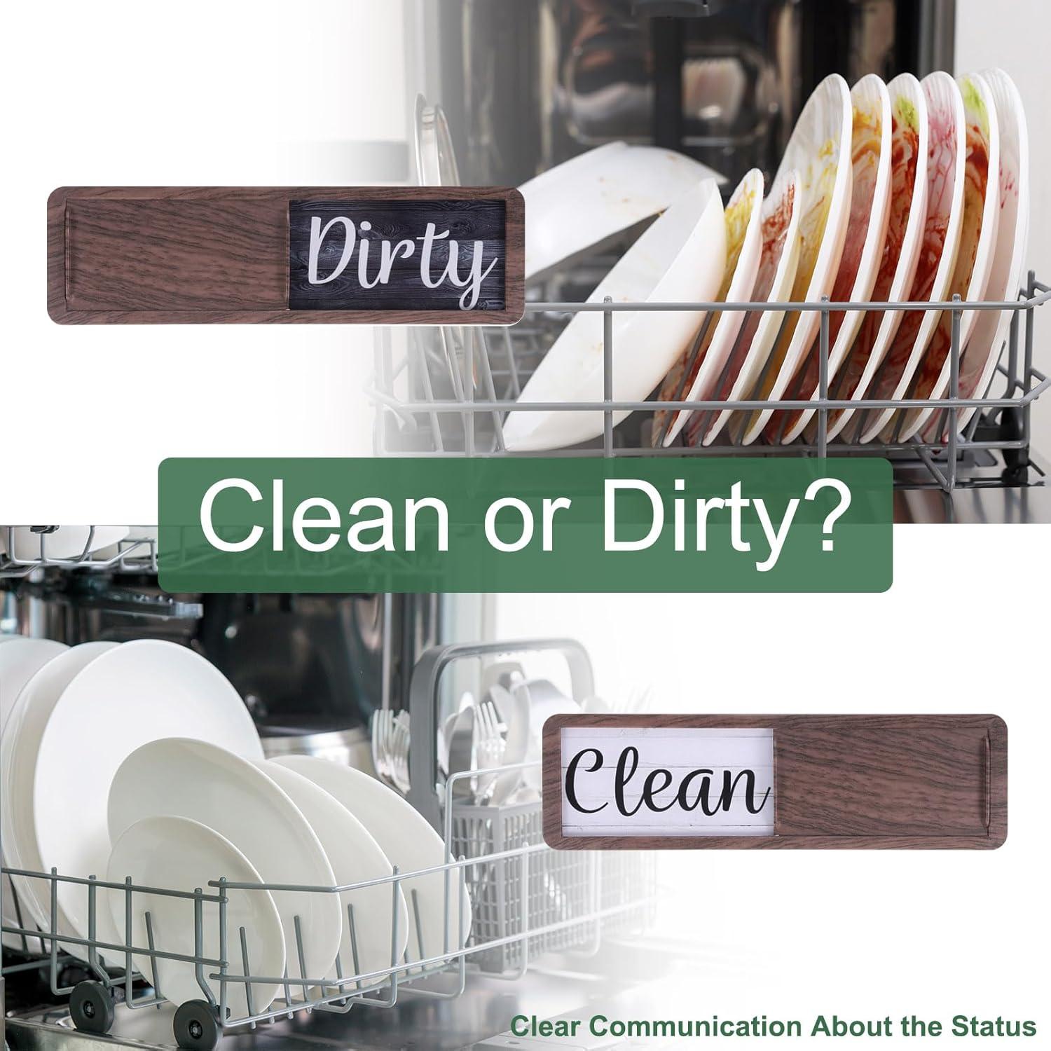 Señal Magnética Lavavajillas Limpio Sucio uxcell 5.1x17.6cm