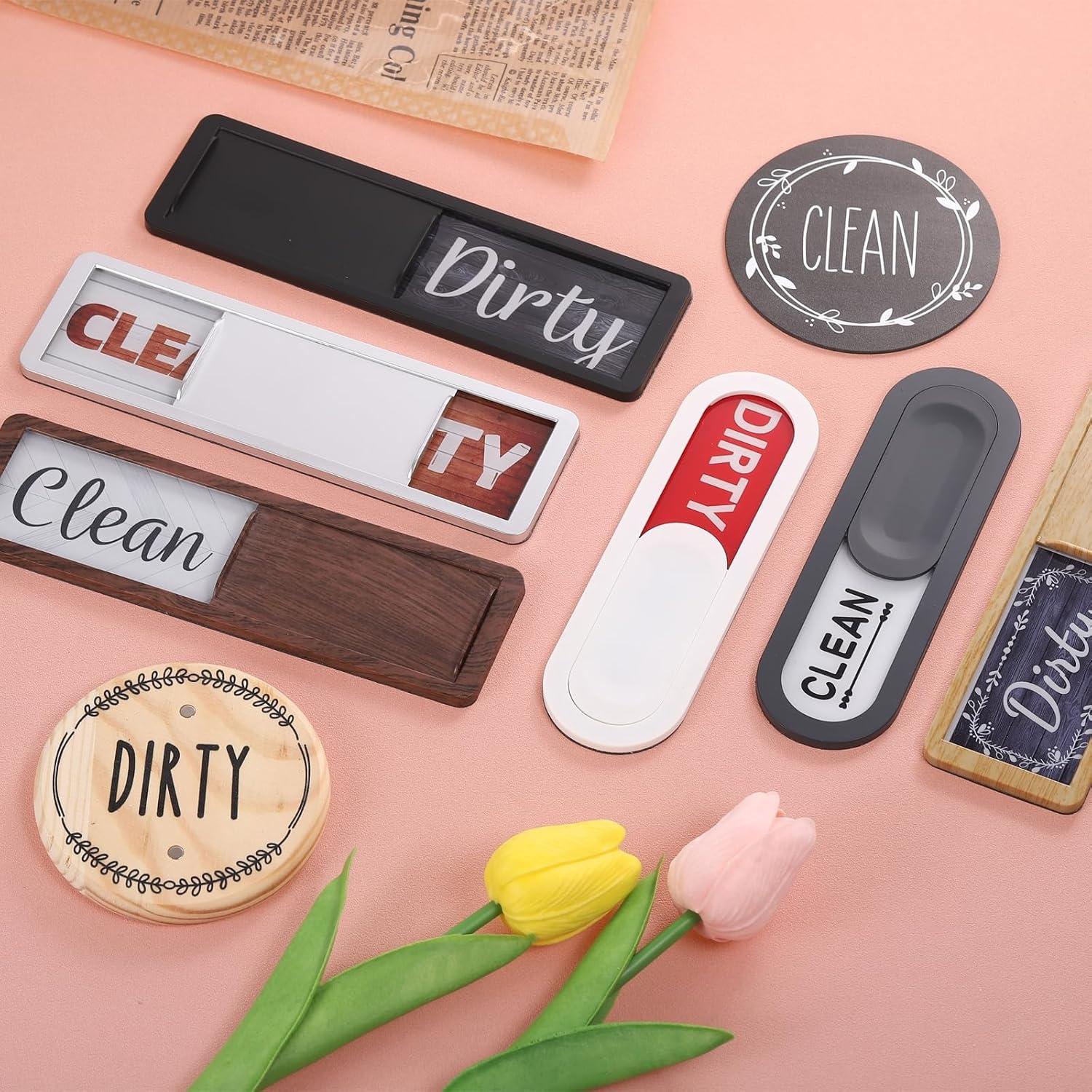 Señal Magnética Lavavajillas Limpio Sucio uxcell 5.1x17.6cm