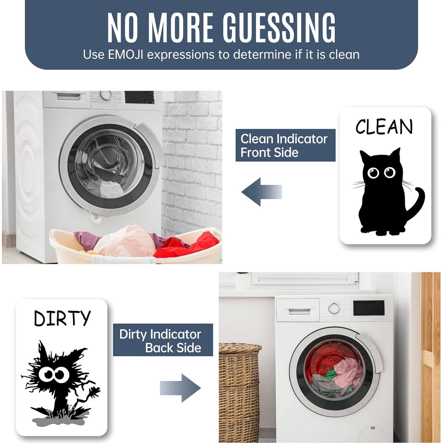 Imán Reversible Lavavajillas Calyders Gato Negro 9.09x6.1cm